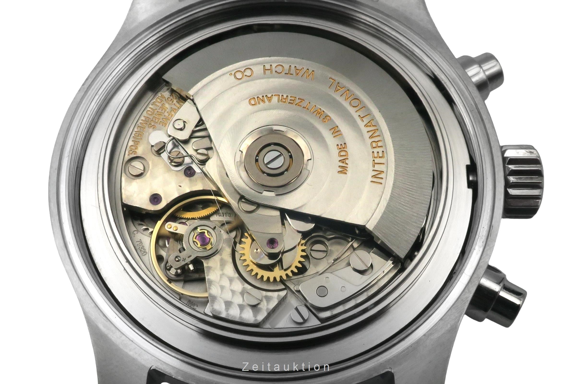 IWC Fliegerchronograph chronographe acier automatique montre pour hommes IW377710 LP: 9000EUR  [2501841]