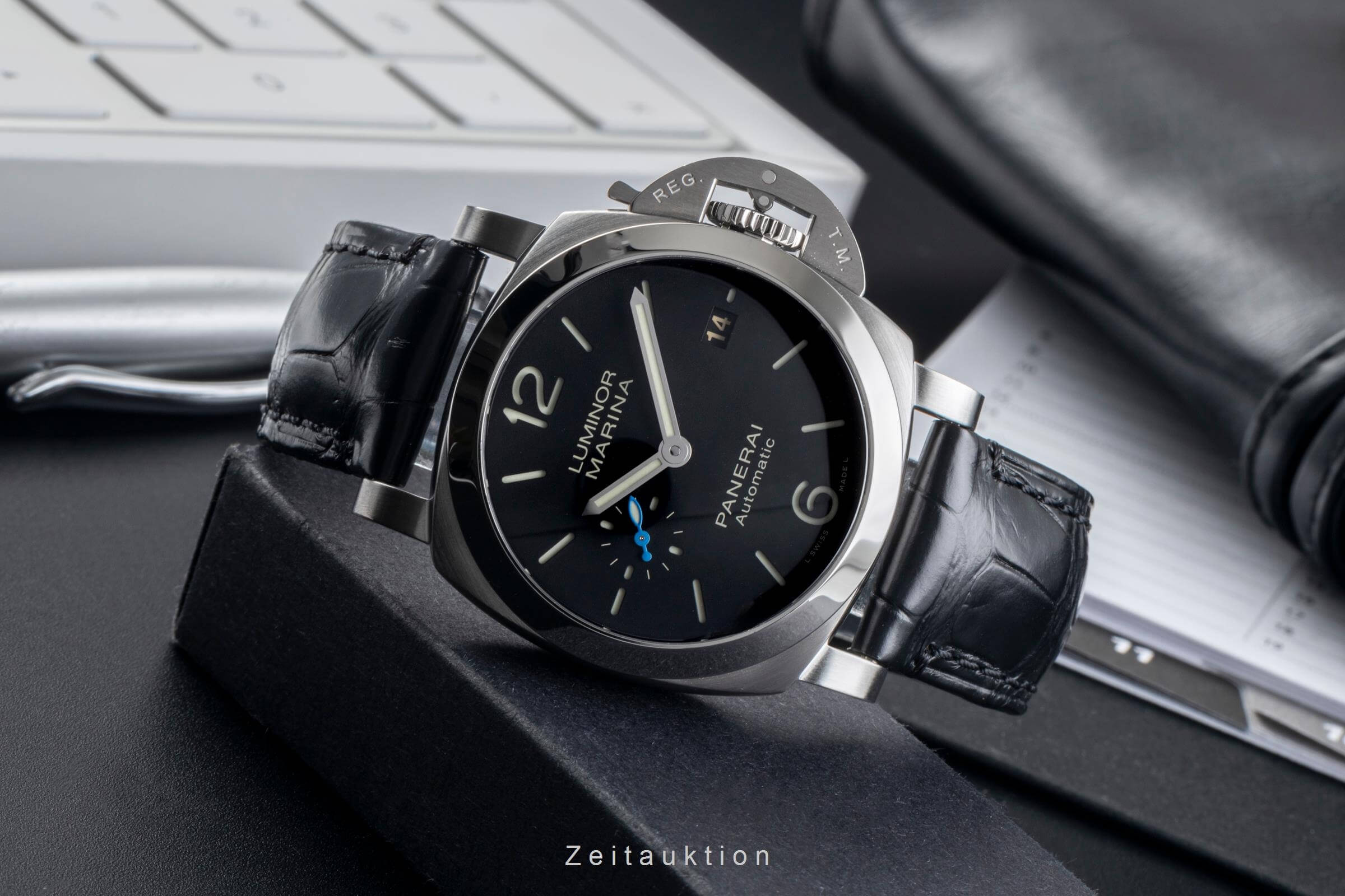 Panerai Luminor Marina acero automático reloj para caballeros PAM01272 LP: 7900EUR  [2501845]