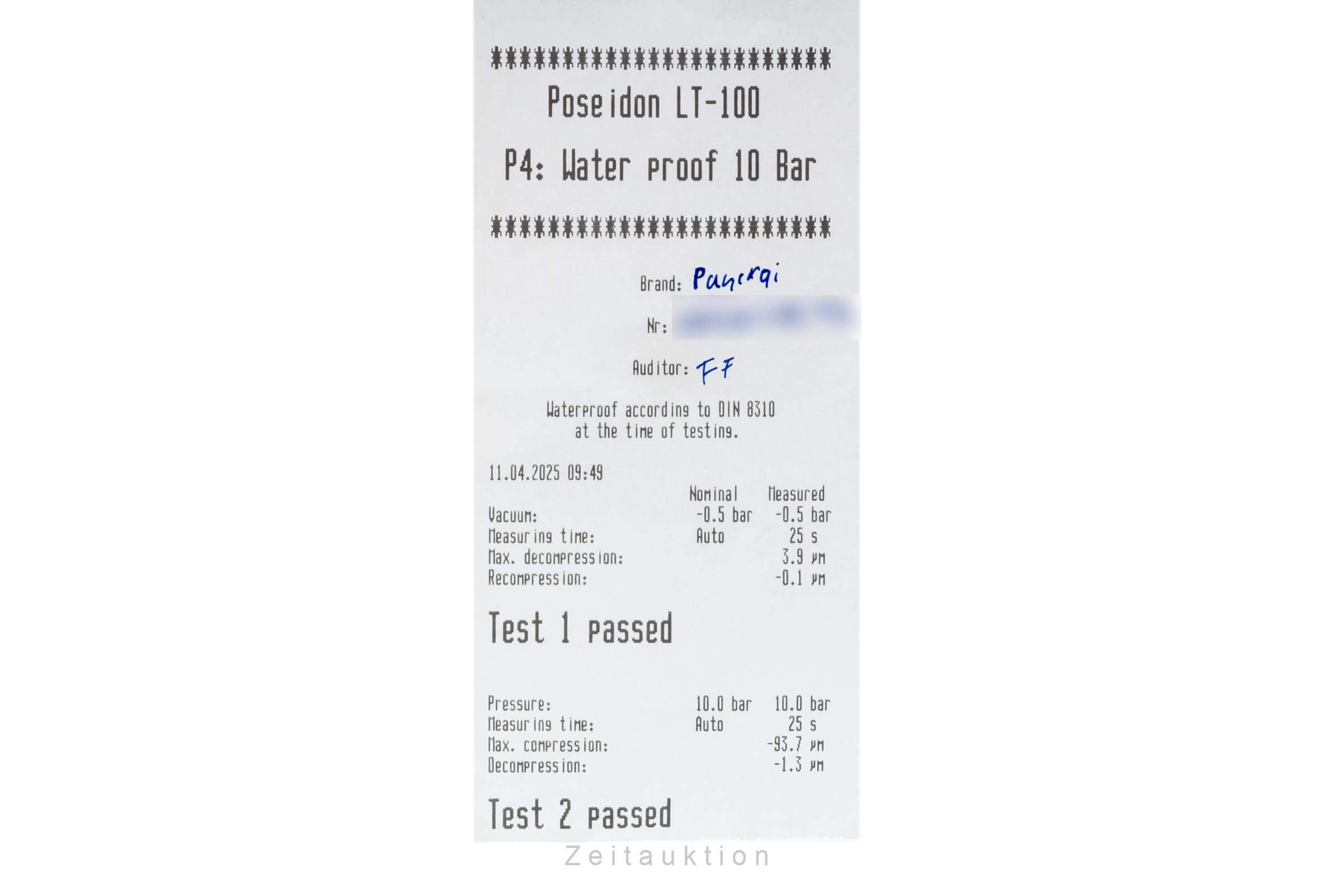 Panerai Luminor Marina acero automático reloj para caballeros PAM01272 LP: 7900EUR  [2501845]