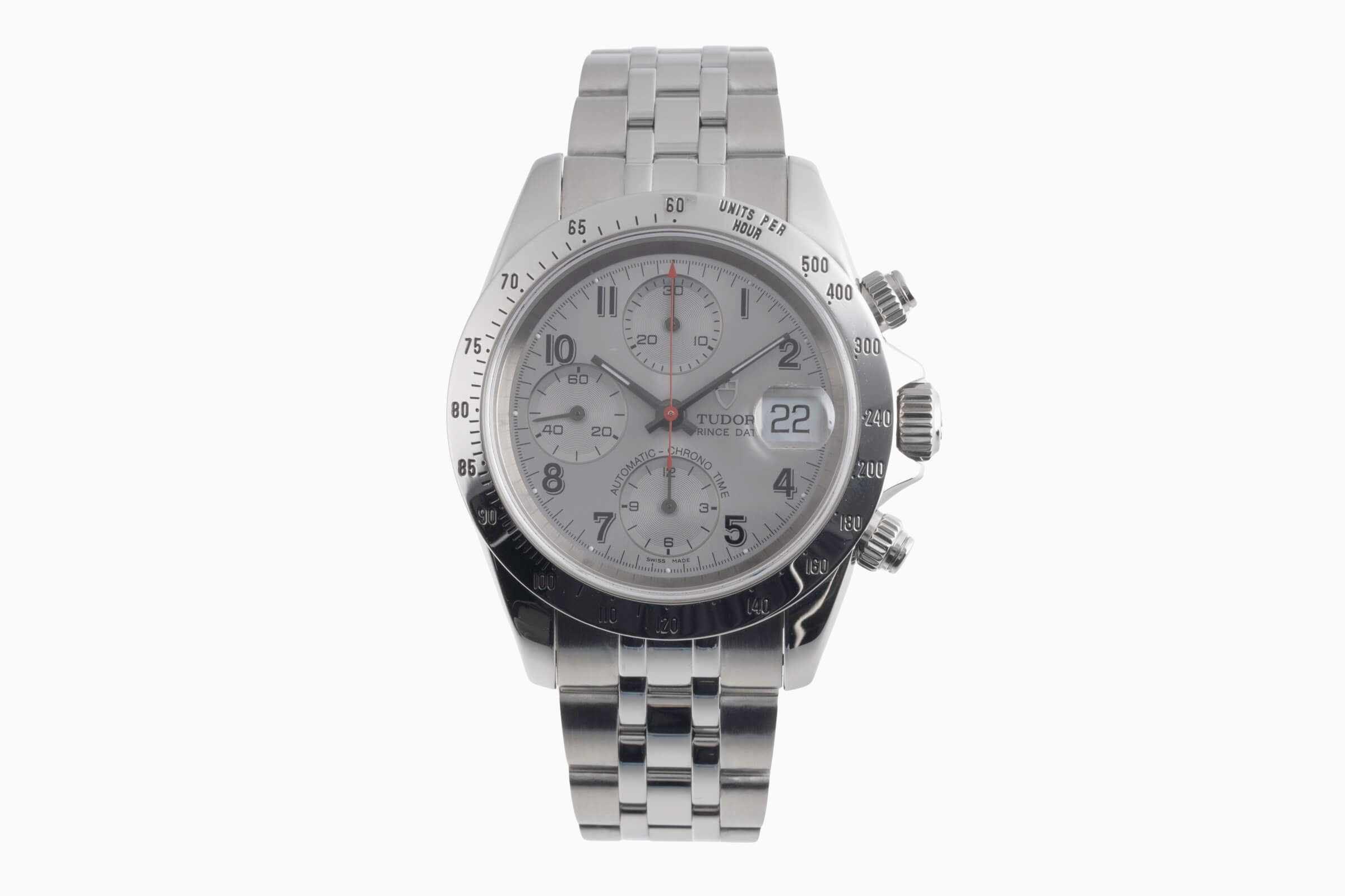 Tudor Prince Date cronógrafo acero automático reloj para caballeros 79280P  [2501846]