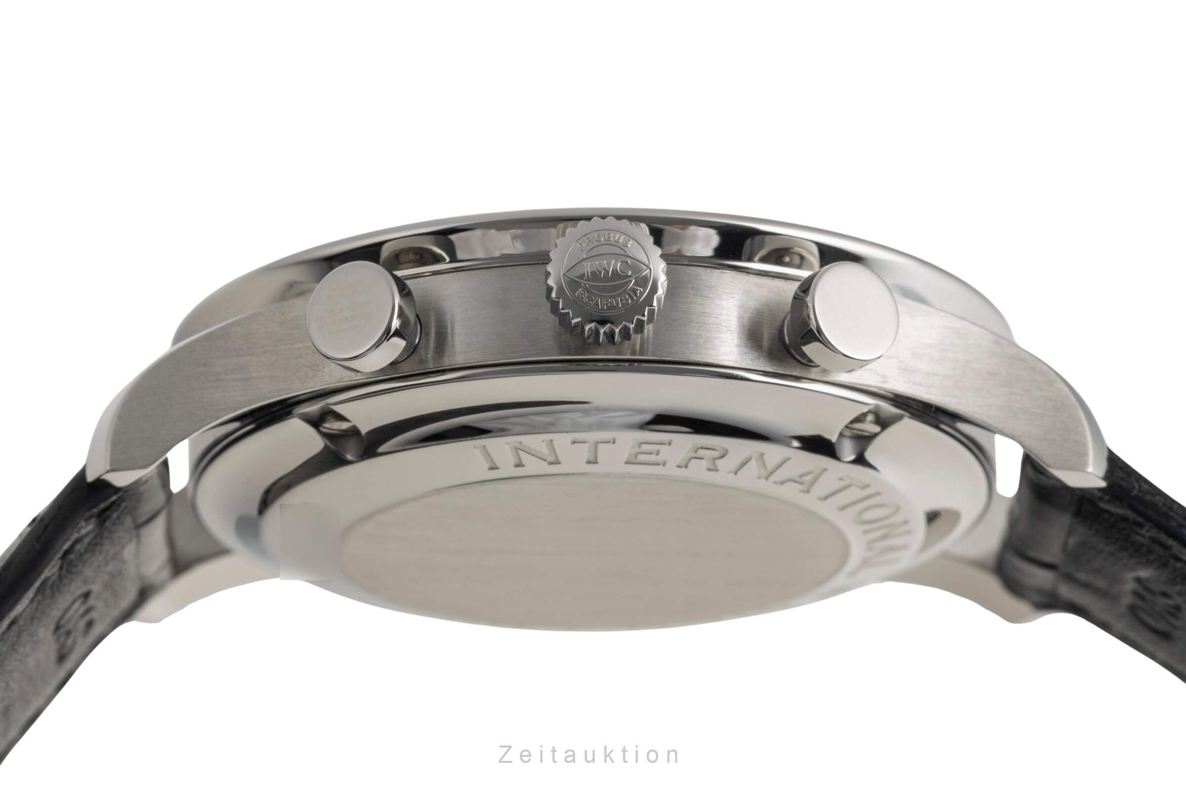 IWC Portugieser cronografo acciaio automatismo orologio da uomo IW371401 LP: 9100EUR  [2501847]