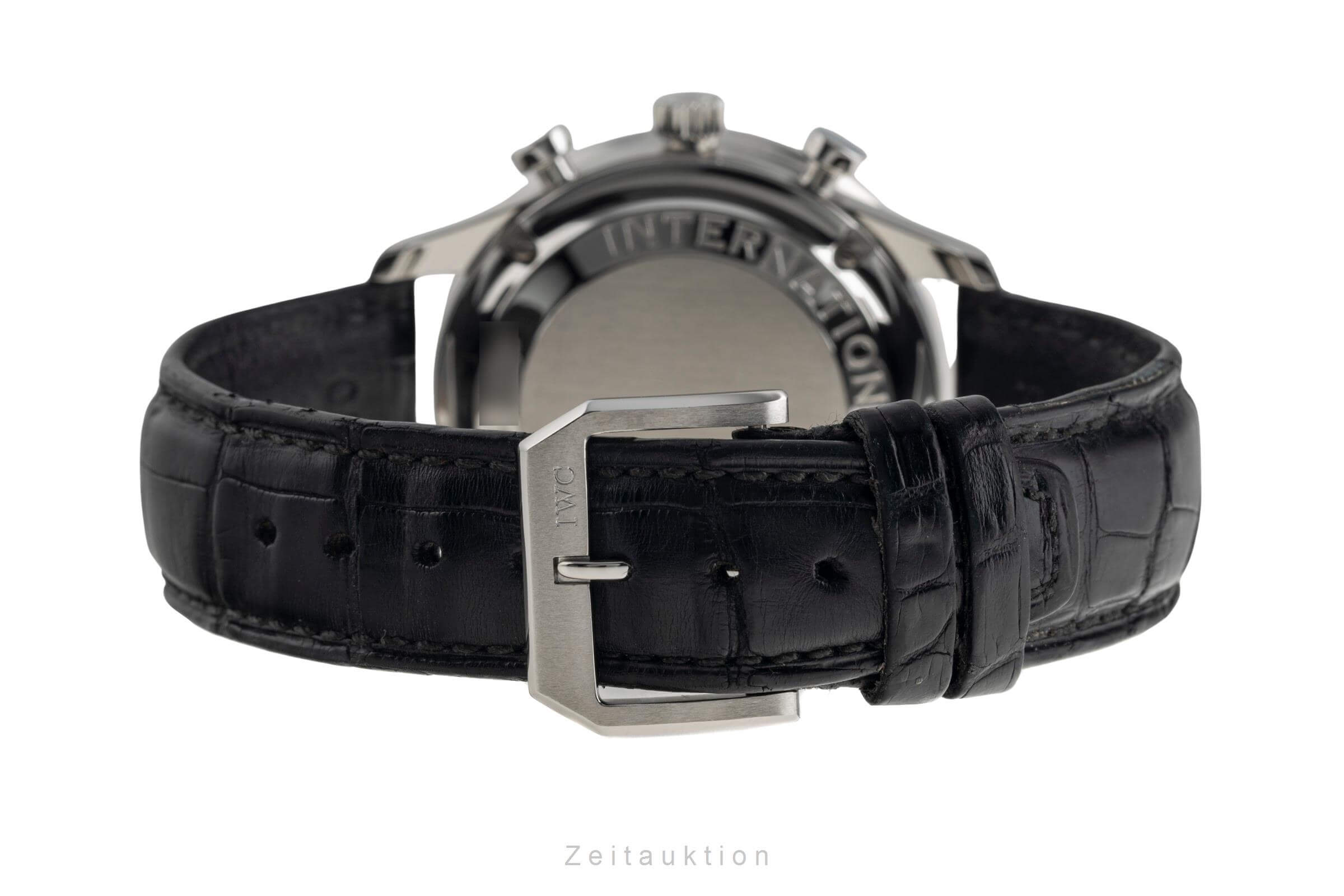 IWC Portugieser cronografo acciaio automatismo orologio da uomo IW371401 LP: 9100EUR  [2501847]