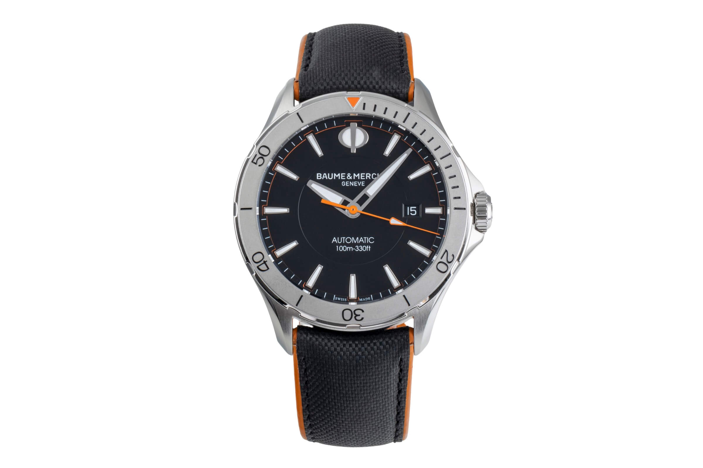 Baume & Mercier Clifton acier automatique montre pour hommes MOA10338   65819 LP: 2500EUR  [2501853]