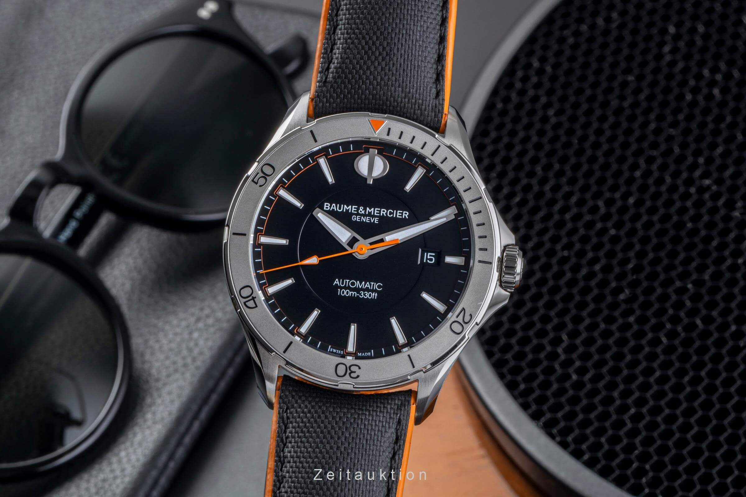 Baume & Mercier Clifton acier automatique montre pour hommes MOA10338   65819 LP: 2500EUR  [2501853]