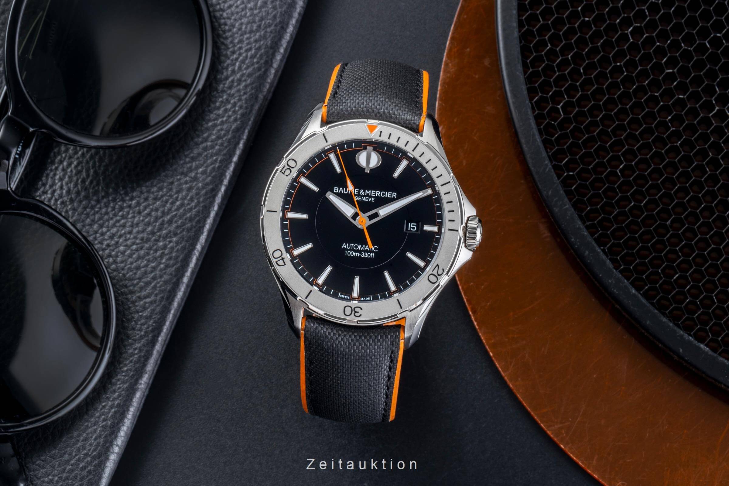 Baume & Mercier Clifton acier automatique montre pour hommes MOA10338   65819 LP: 2500EUR  [2501853]