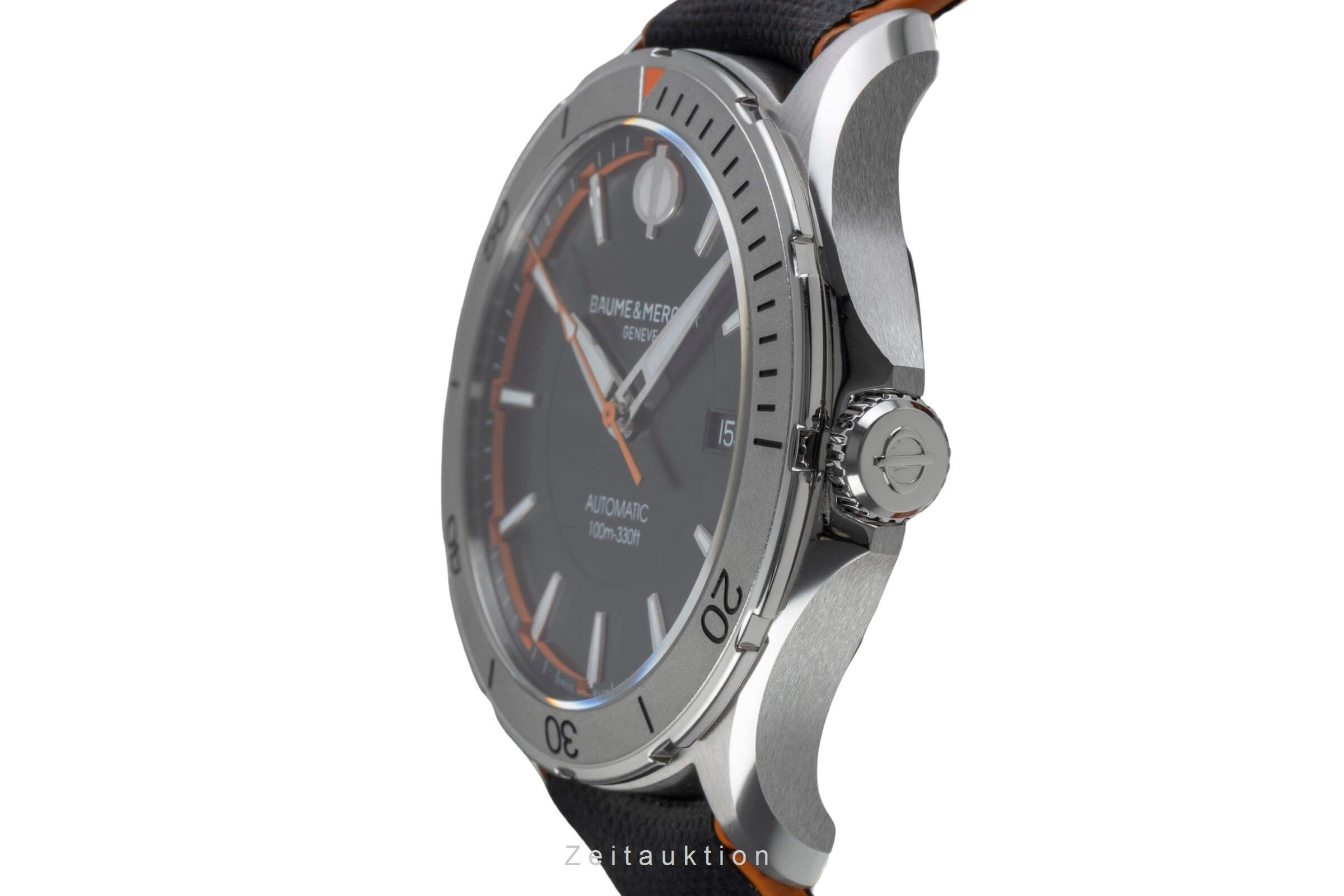 Baume & Mercier Clifton acier automatique montre pour hommes MOA10338   65819 LP: 2500EUR  [2501853]