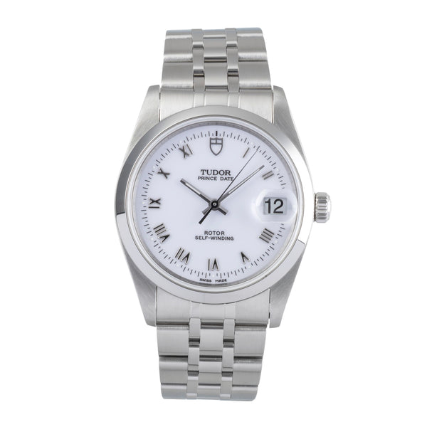 Tudor Prince Date acero automático reloj para caballeros 74000N  [2501854]