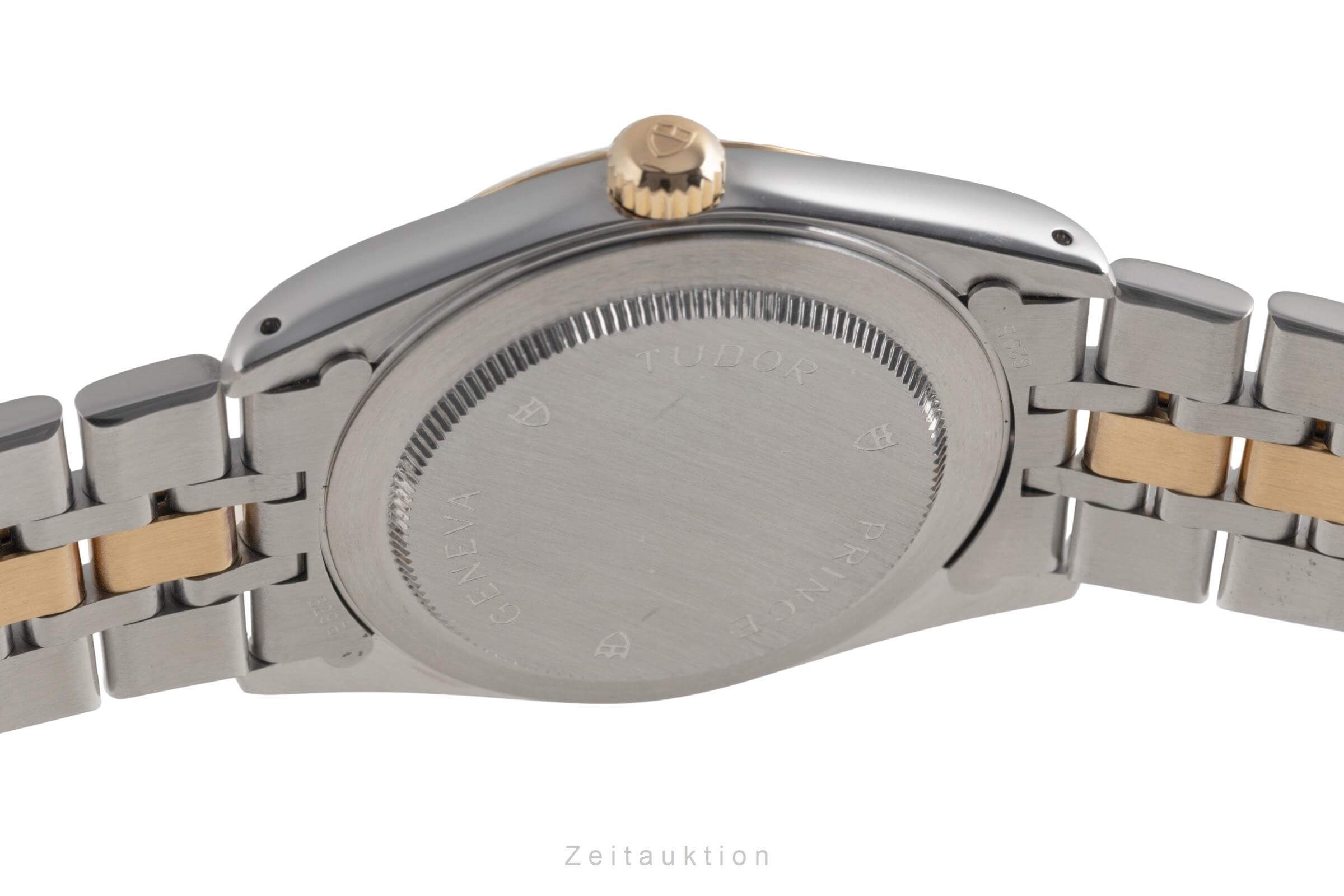 Tudor Prince Oysterdate Stahl / Gold Diamonds Automatik Ref. 74033 Papiere 2002 [2501856]