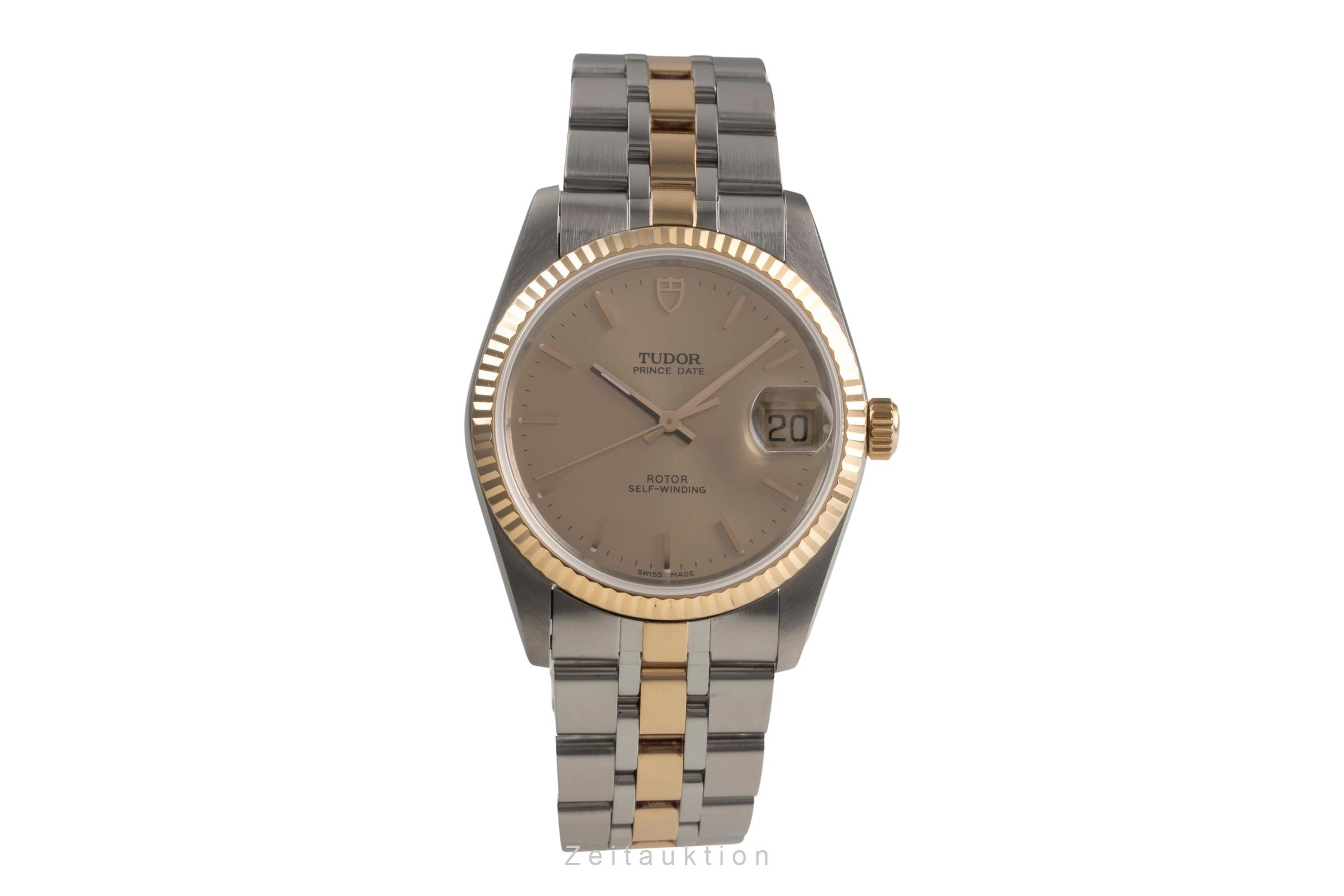 Tudor Prince Date Stahl / Gold Automatik Ref. 74033 Papiere  [2501857]