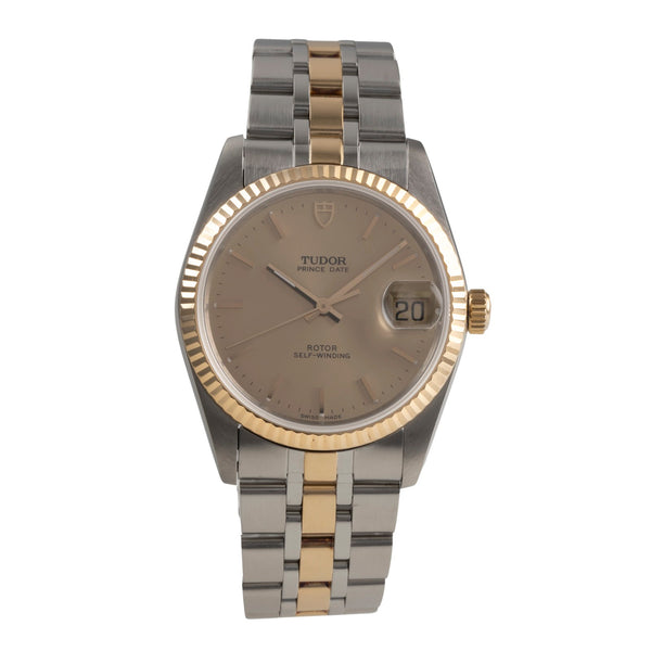 Tudor Prince Date Stahl / Gold Automatik Ref. 74033 Papiere  [2501857]