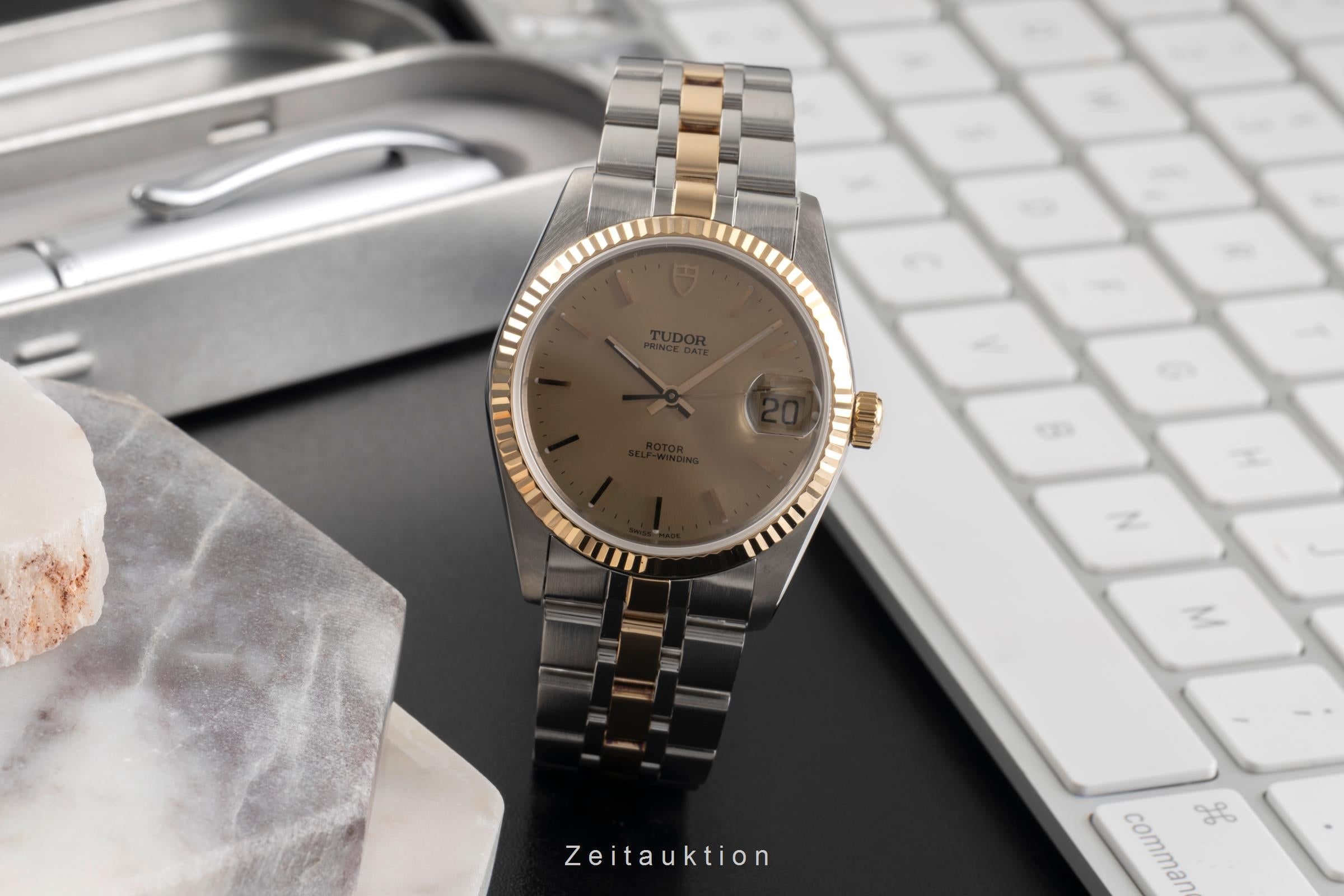 Tudor Prince Date Stahl / Gold Automatik Ref. 74033 Papiere  [2501857]