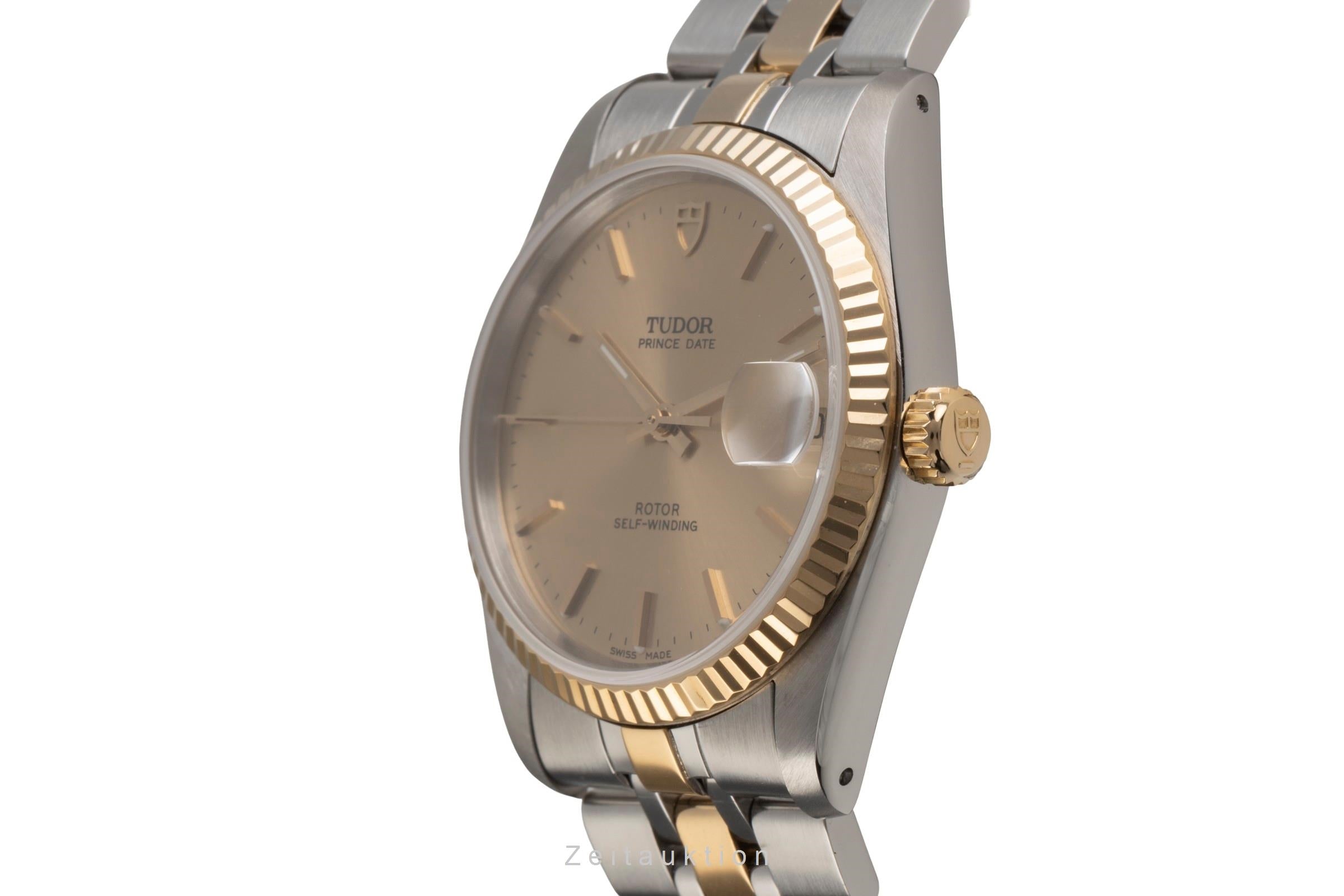 Tudor Prince Date Stahl / Gold Automatik Ref. 74033 Papiere  [2501857]