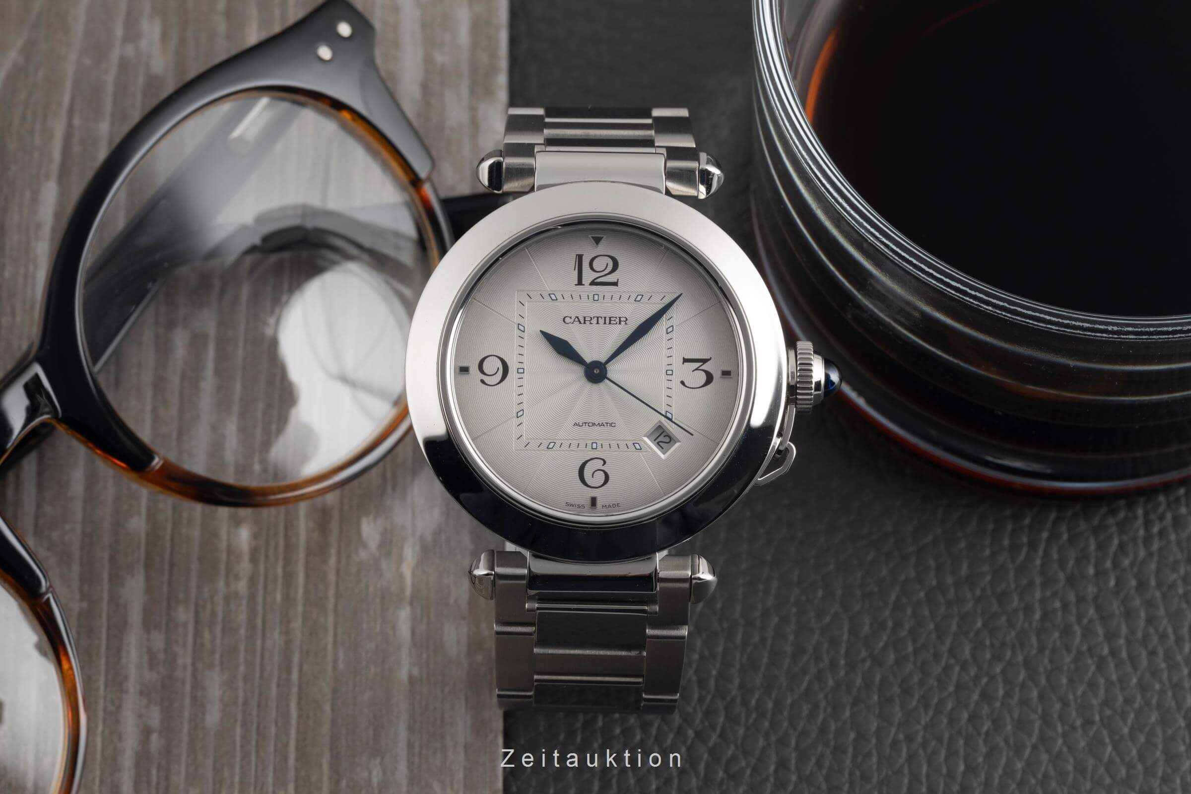 Cartier Pasha acero automático reloj para caballeros WSPA0009  [2501858]