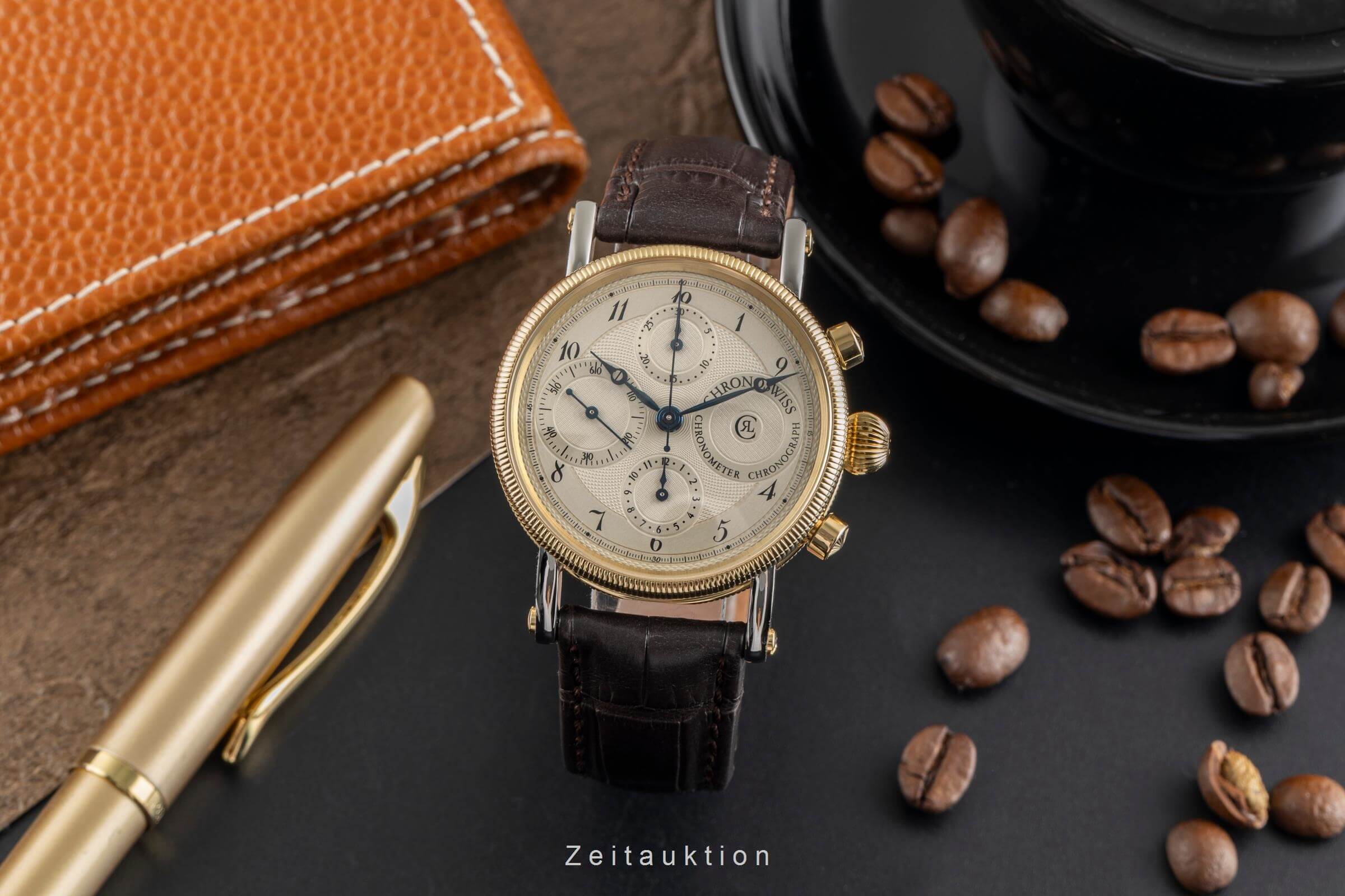 Chronoswiss Chronometer Chronograph cronógrafo acero / oro automático reloj para caballeros CH7522  [2501861]