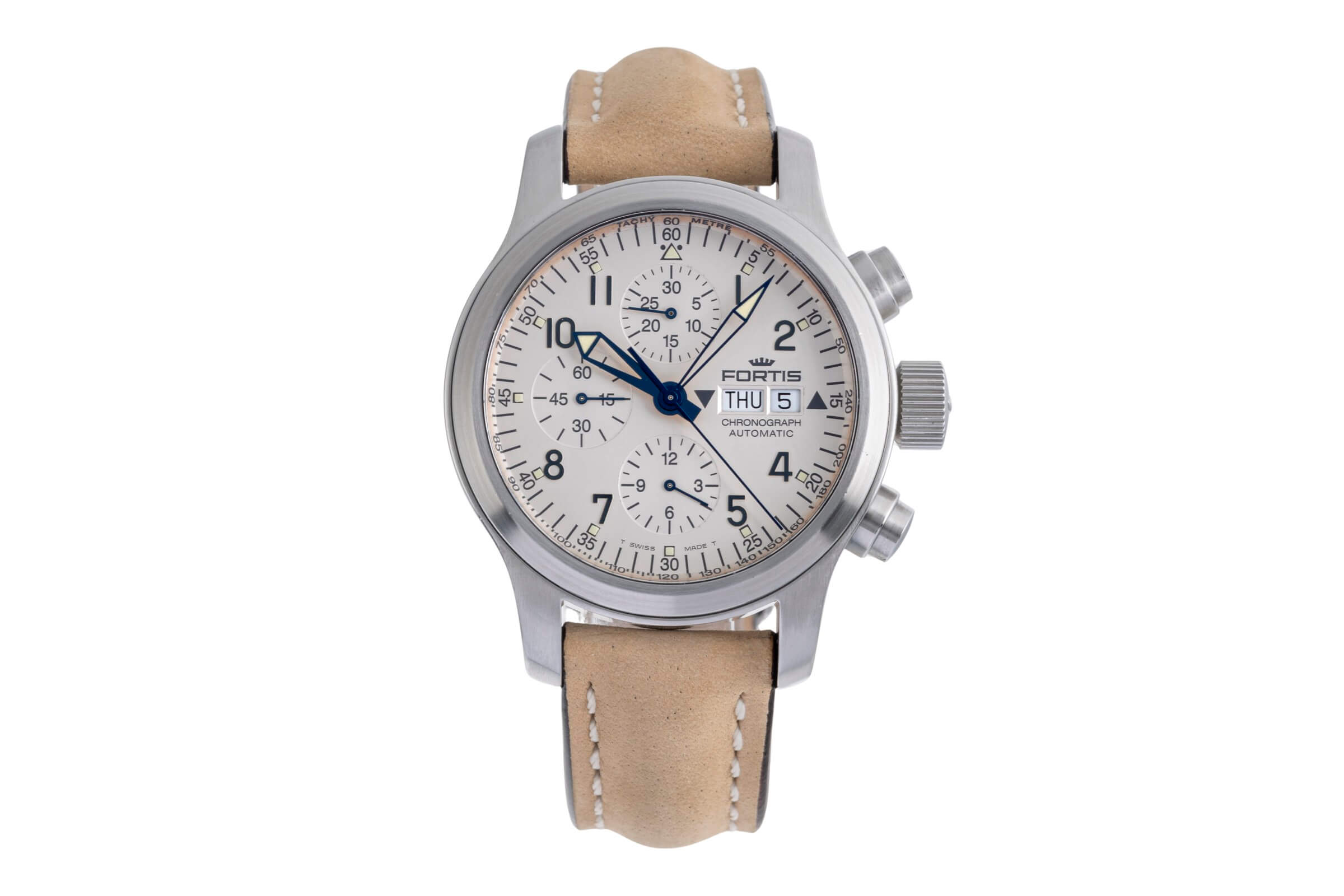 Fortis B-42 cronógrafo acero automático reloj para caballeros 635.10.141.1  [2501862]