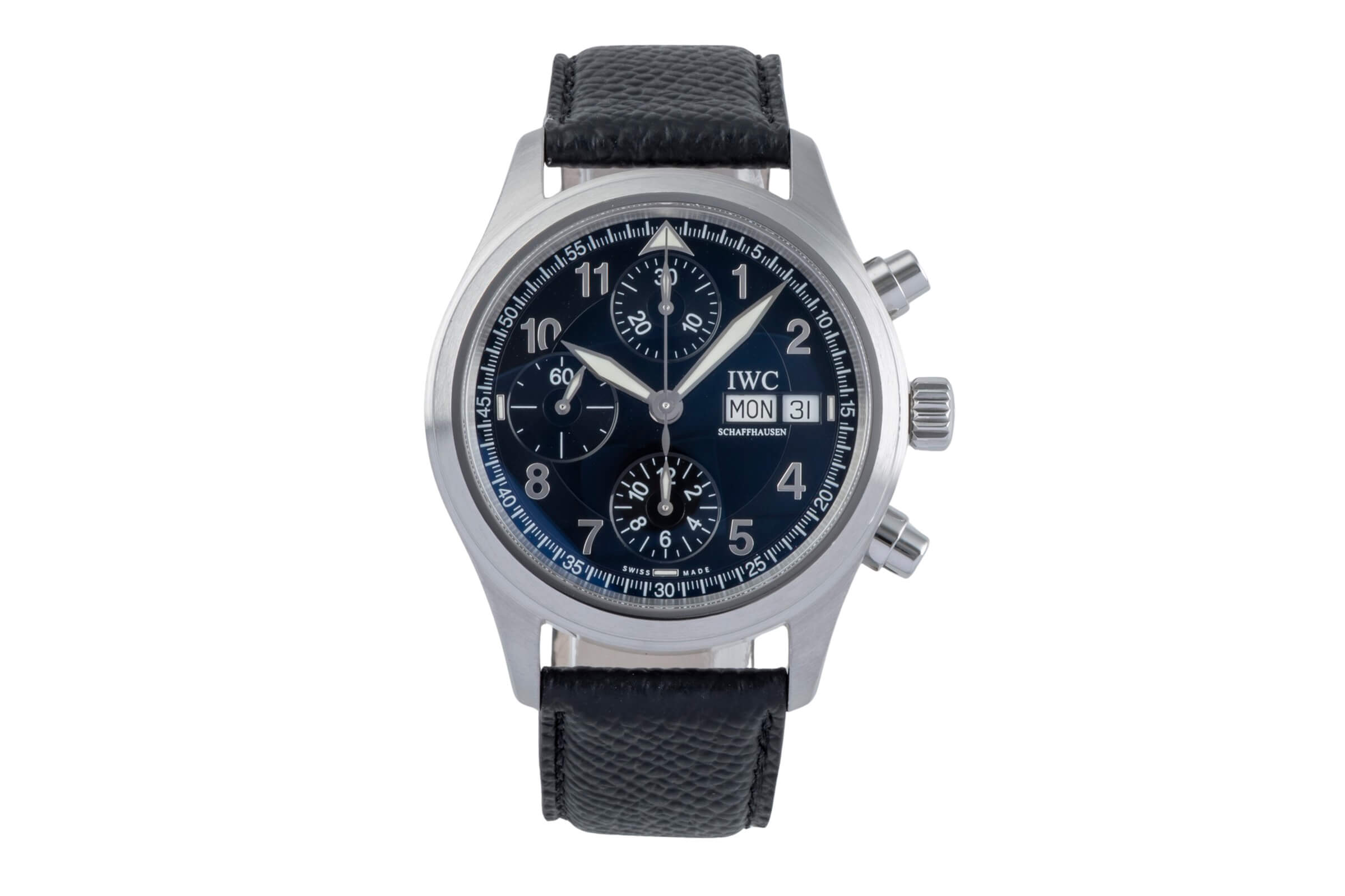 IWC Fliegerchronograph chronograph steel automatic Kal. C.79320