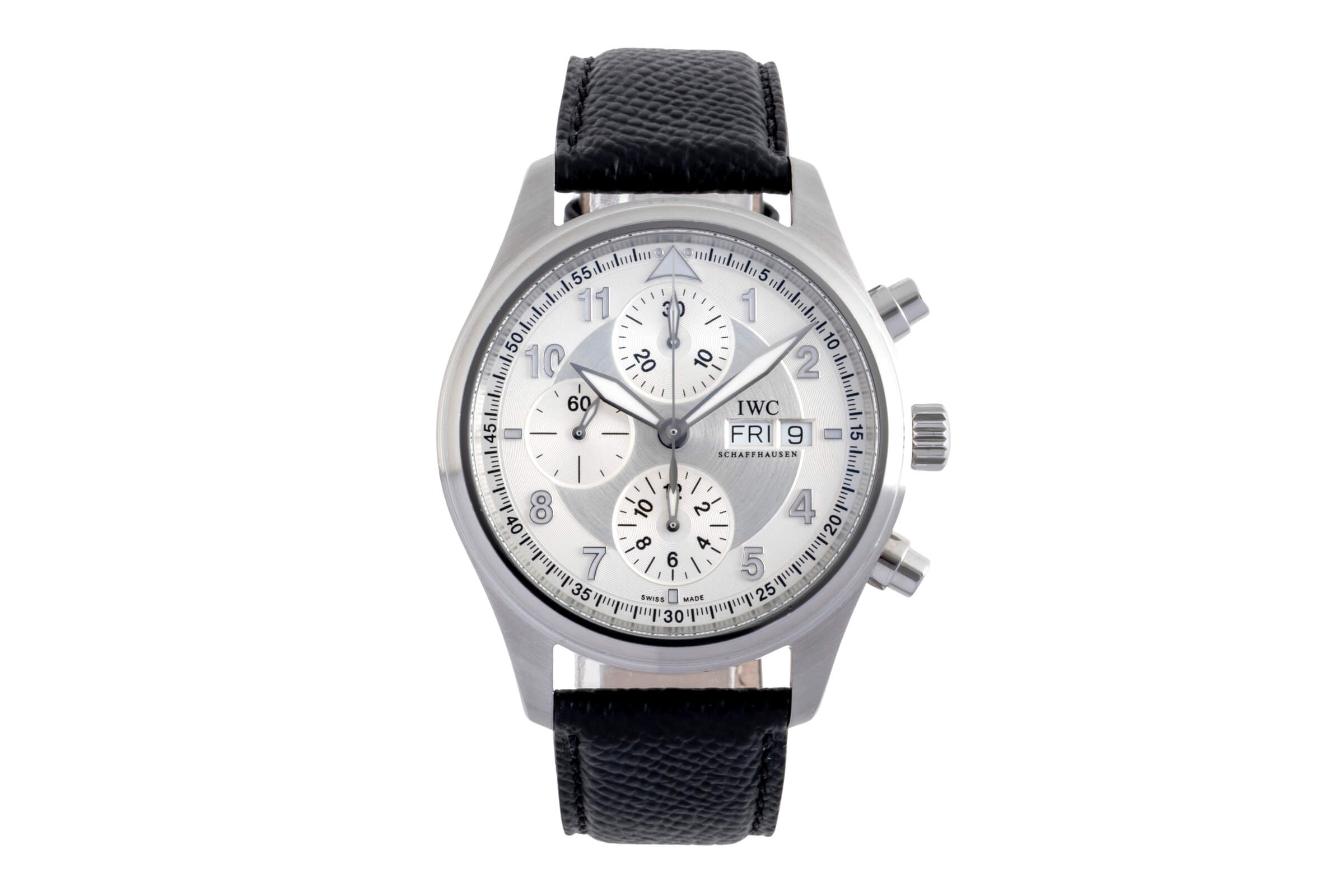 IWC Fliegerchronograph cronografo acciaio automatismo orologio da uomo IW371702 LP: 8300EUR  [2501864]