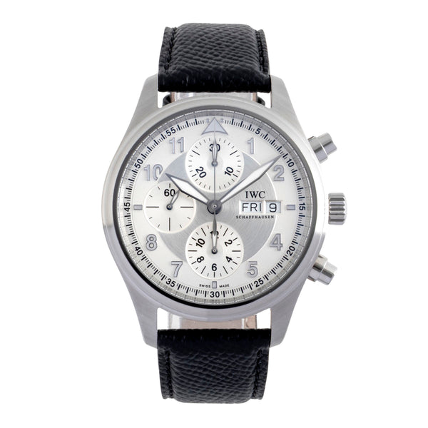 IWC Fliegerchronograph cronografo acciaio automatismo orologio da uomo IW371702 LP: 8300EUR  [2501864]