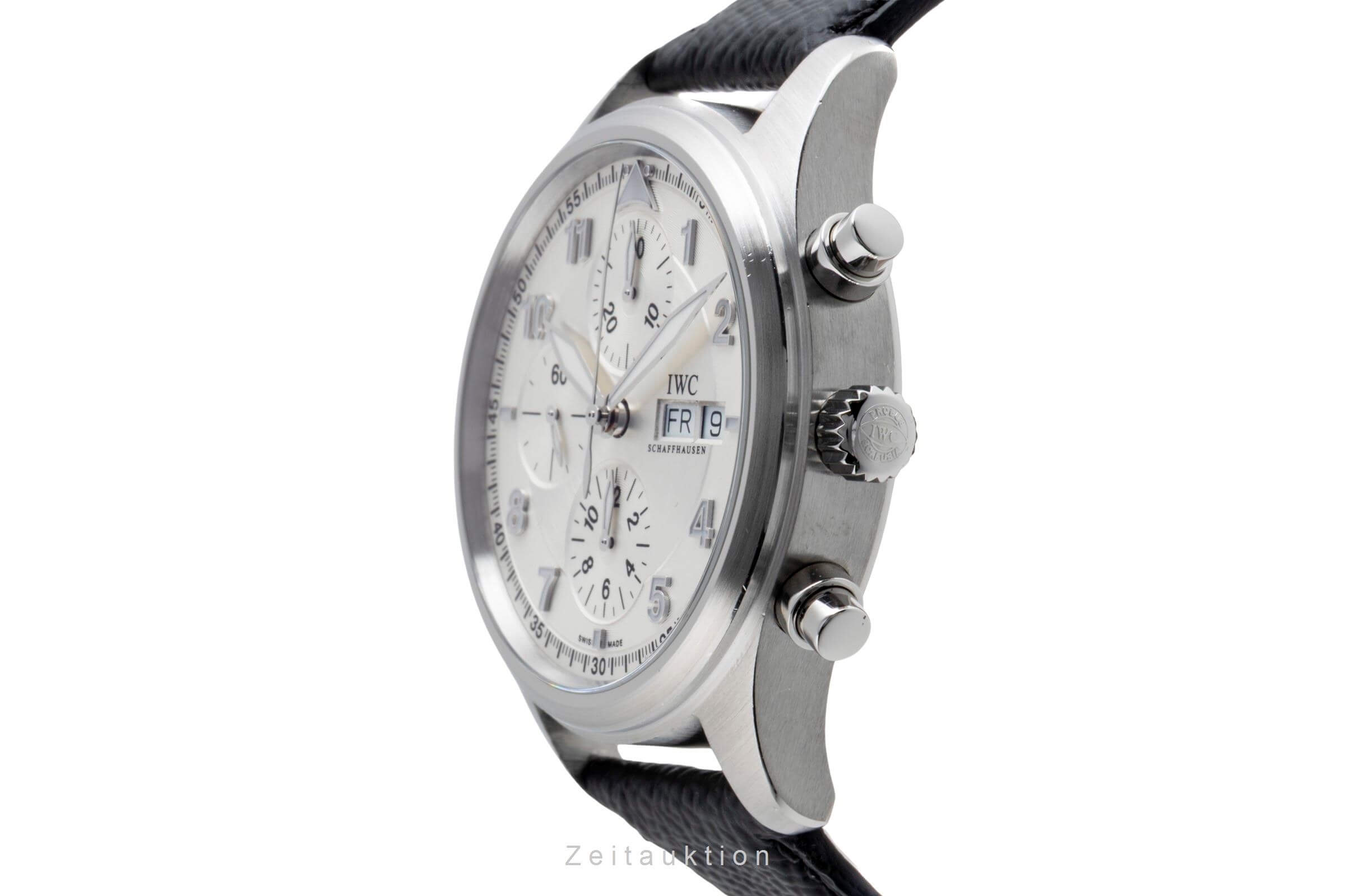 IWC Fliegerchronograph cronografo acciaio automatismo orologio da uomo IW371702 LP: 8300EUR  [2501864]