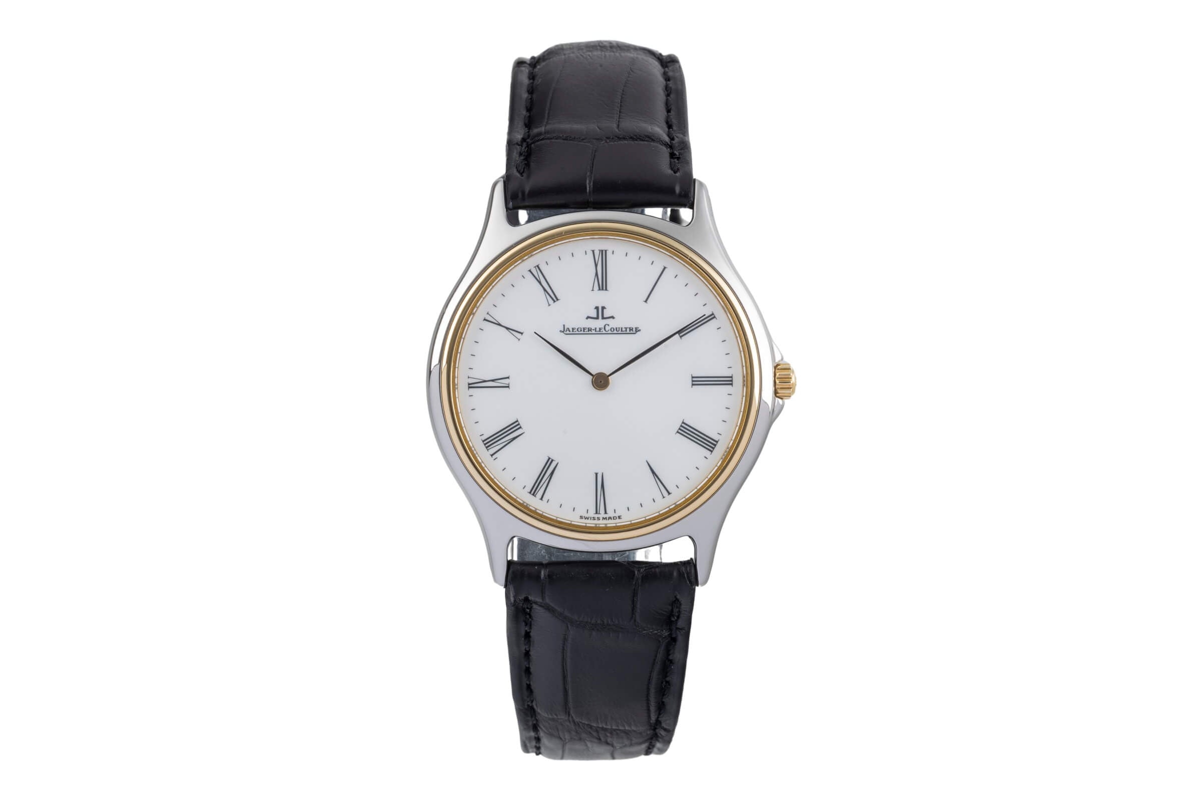 Jaeger LeCoultre Heraion acciaio / oro quarzo orologio da uomo 112.5.08  [2501865]