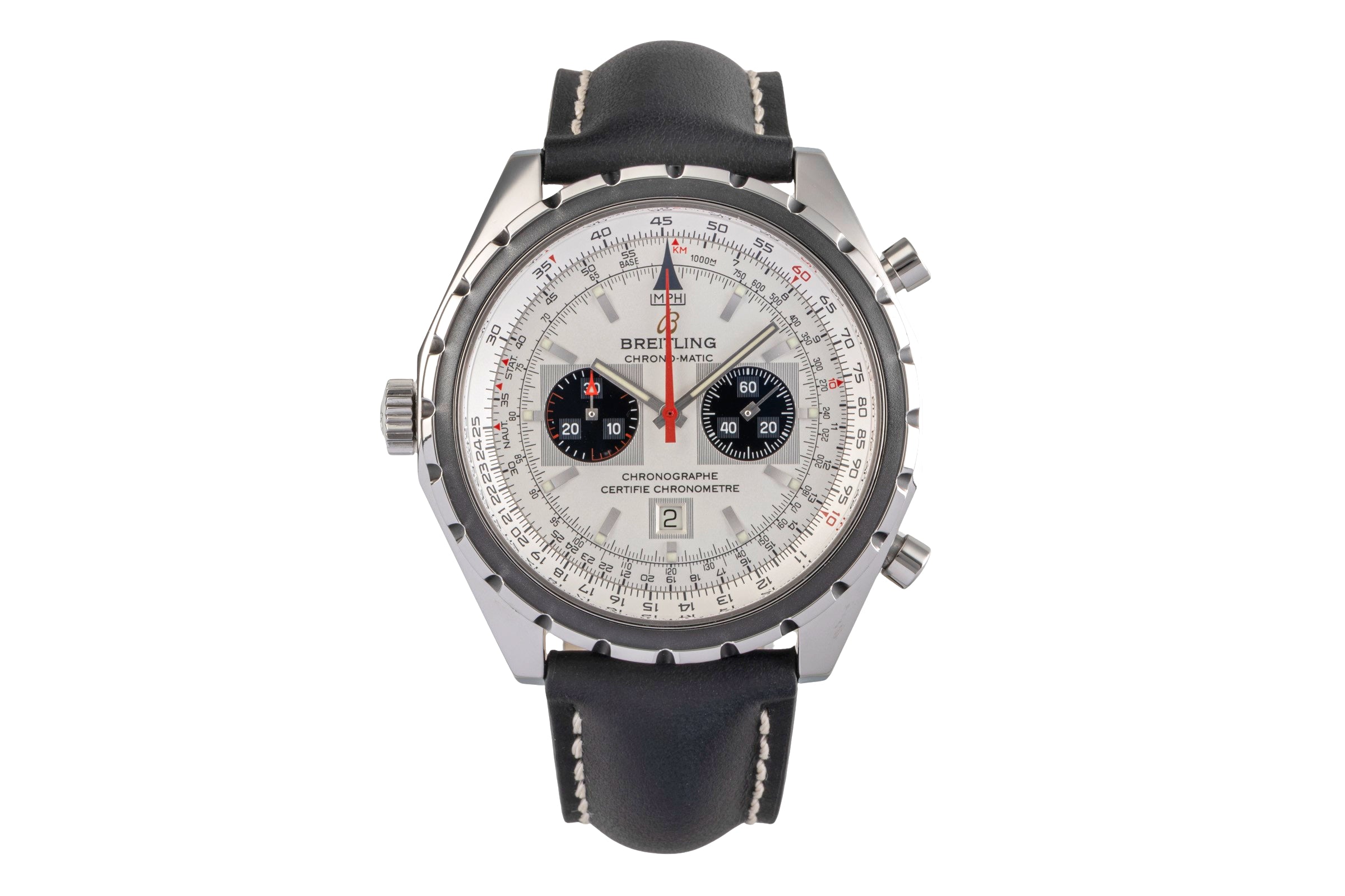 Breitling Chrono-Matic chronograph steel automatic Kal. B41 Ref