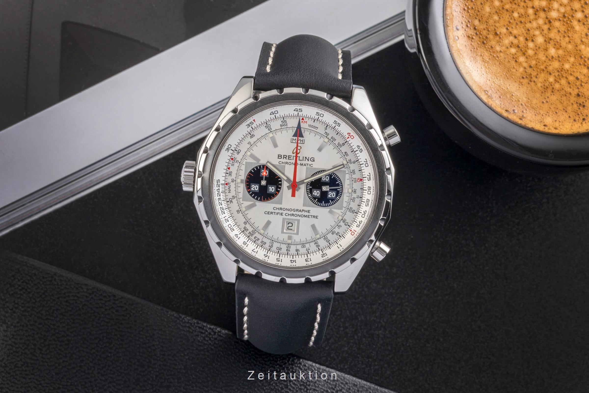 Breitling Chrono-Matic chronograph steel automatic men's watch A41360  [2501866]