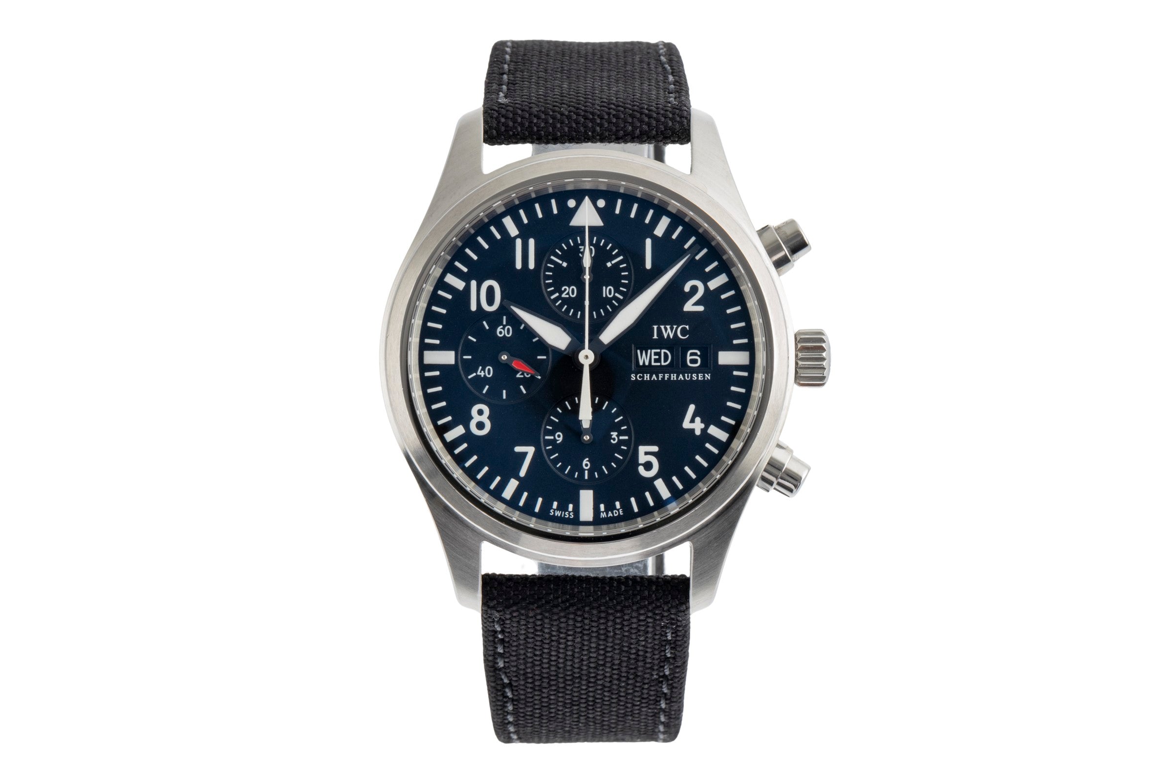 IWC Fliegerchronograph cronografo acciaio automatismo orologio da uomo IW371704  [2501870]