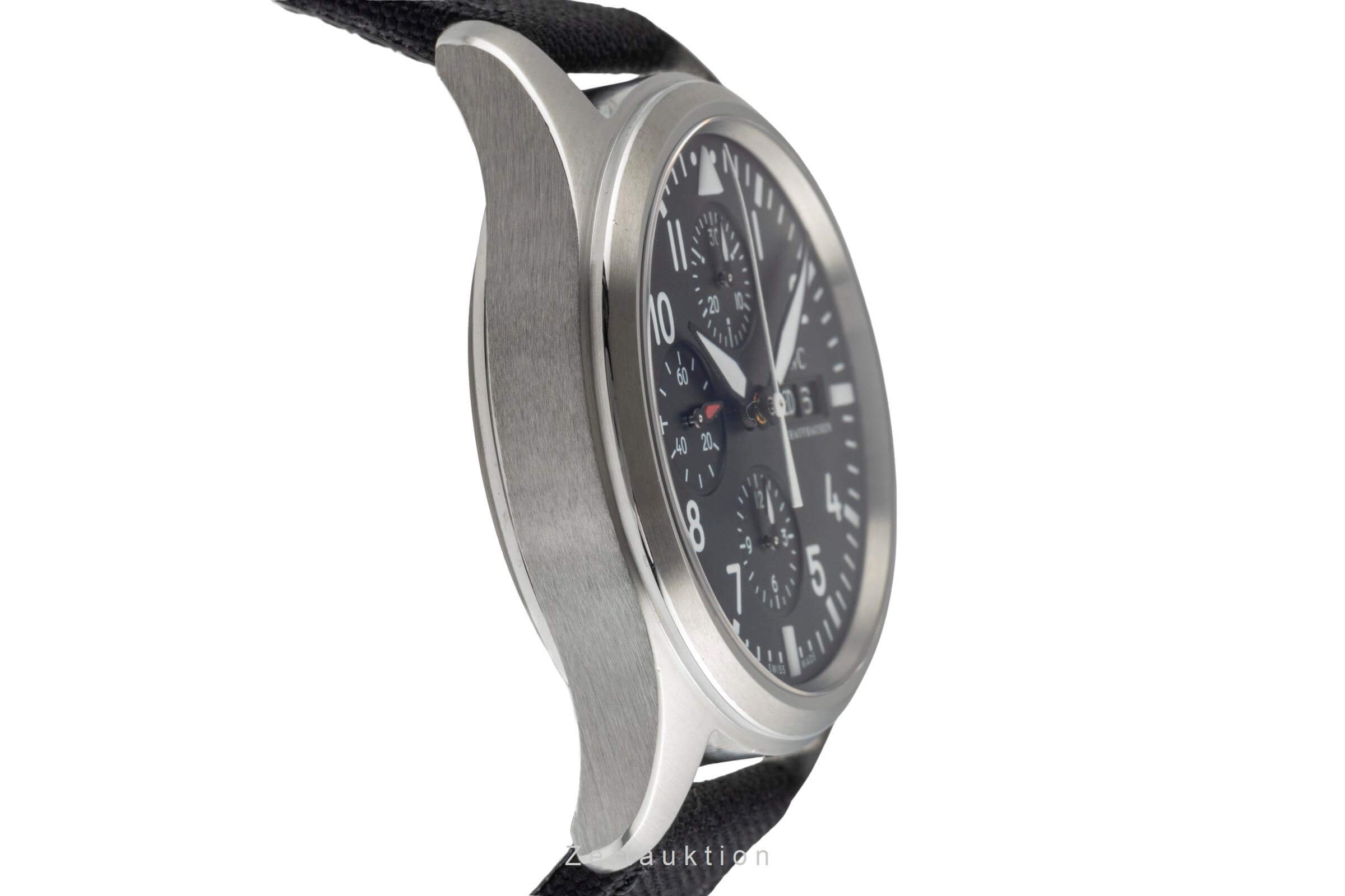 IWC Fliegerchronograph chronographe acier automatique montre pour hommes IW371704  [2501870]