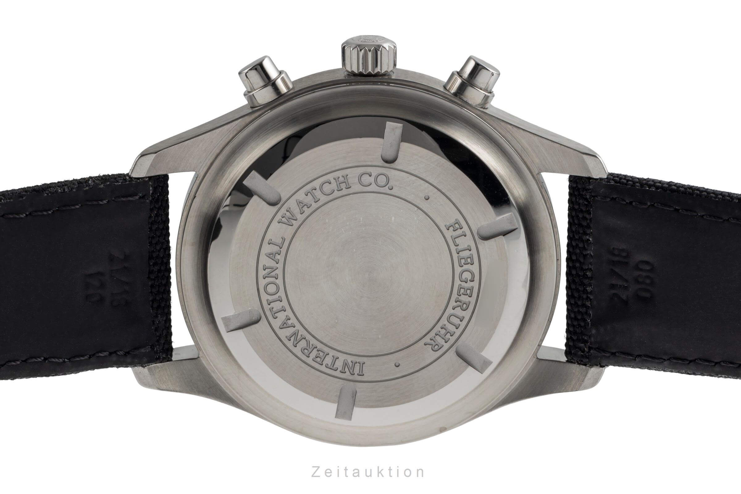 IWC Fliegerchronograph chronographe acier automatique montre pour hommes IW371704  [2501870]