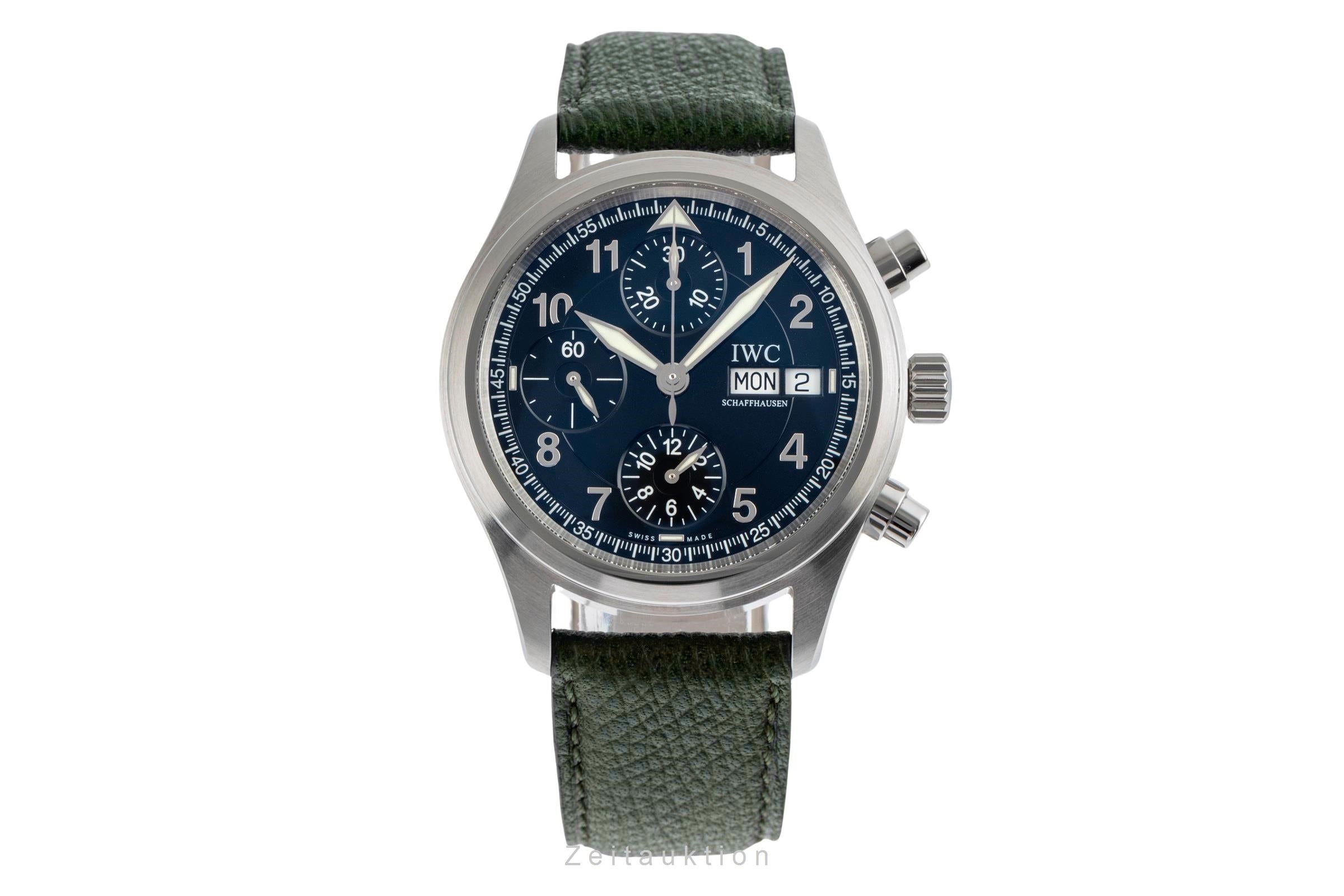 IWC Fliegerchronograph cronografo acciaio automatismo orologio da uomo IW370618  [2501871]