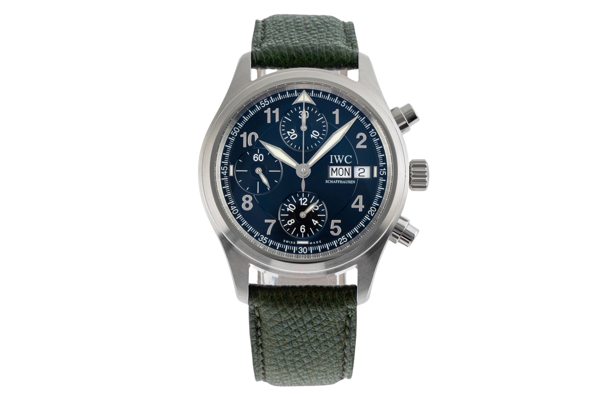 IWC Fliegerchronograph cronografo acciaio automatismo orologio da uomo IW370618  [2501871]
