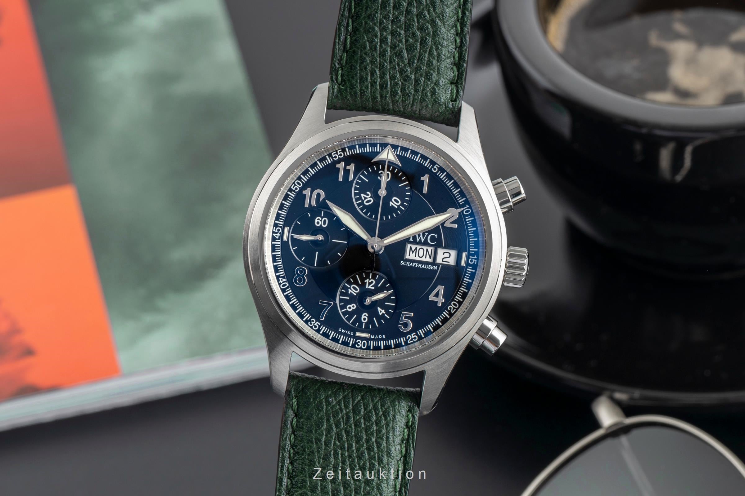 IWC Fliegerchronograph cronografo acciaio automatismo orologio da uomo IW370618  [2501871]
