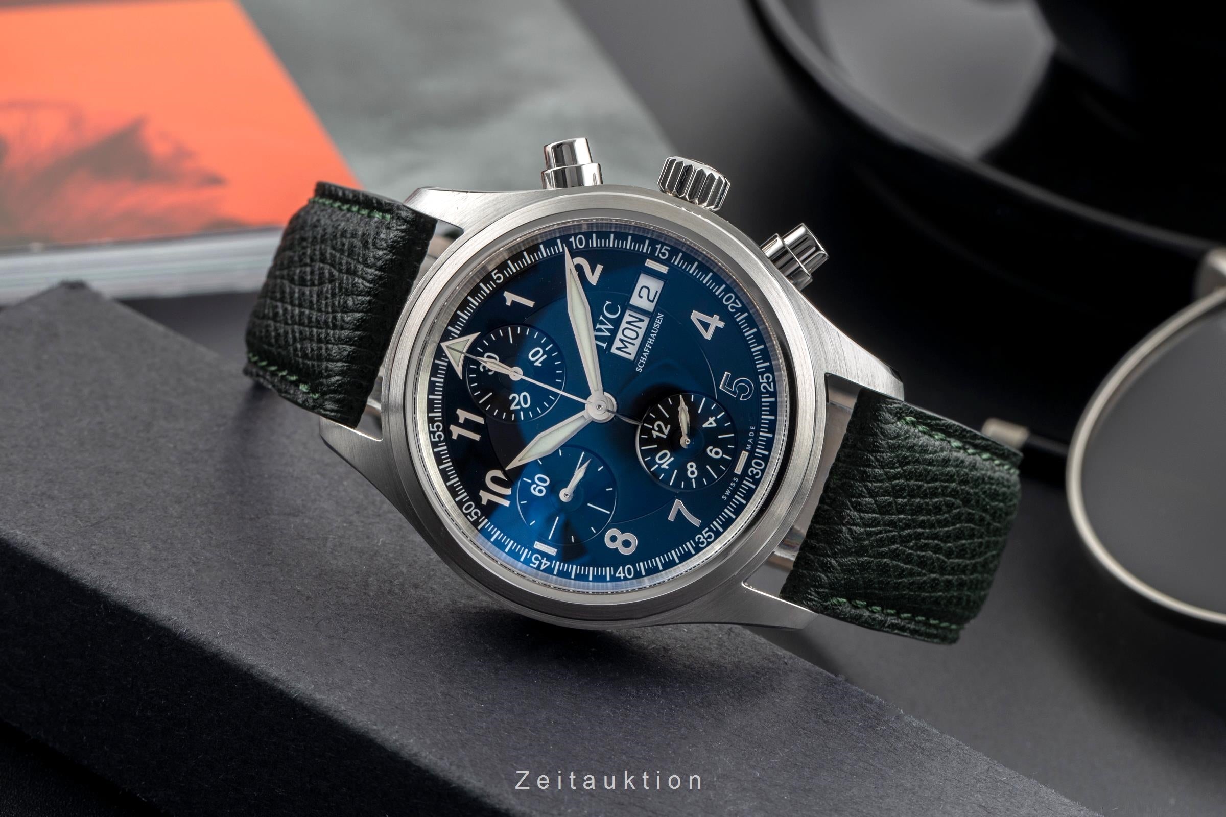 IWC Fliegerchronograph cronografo acciaio automatismo orologio da uomo IW370618  [2501871]