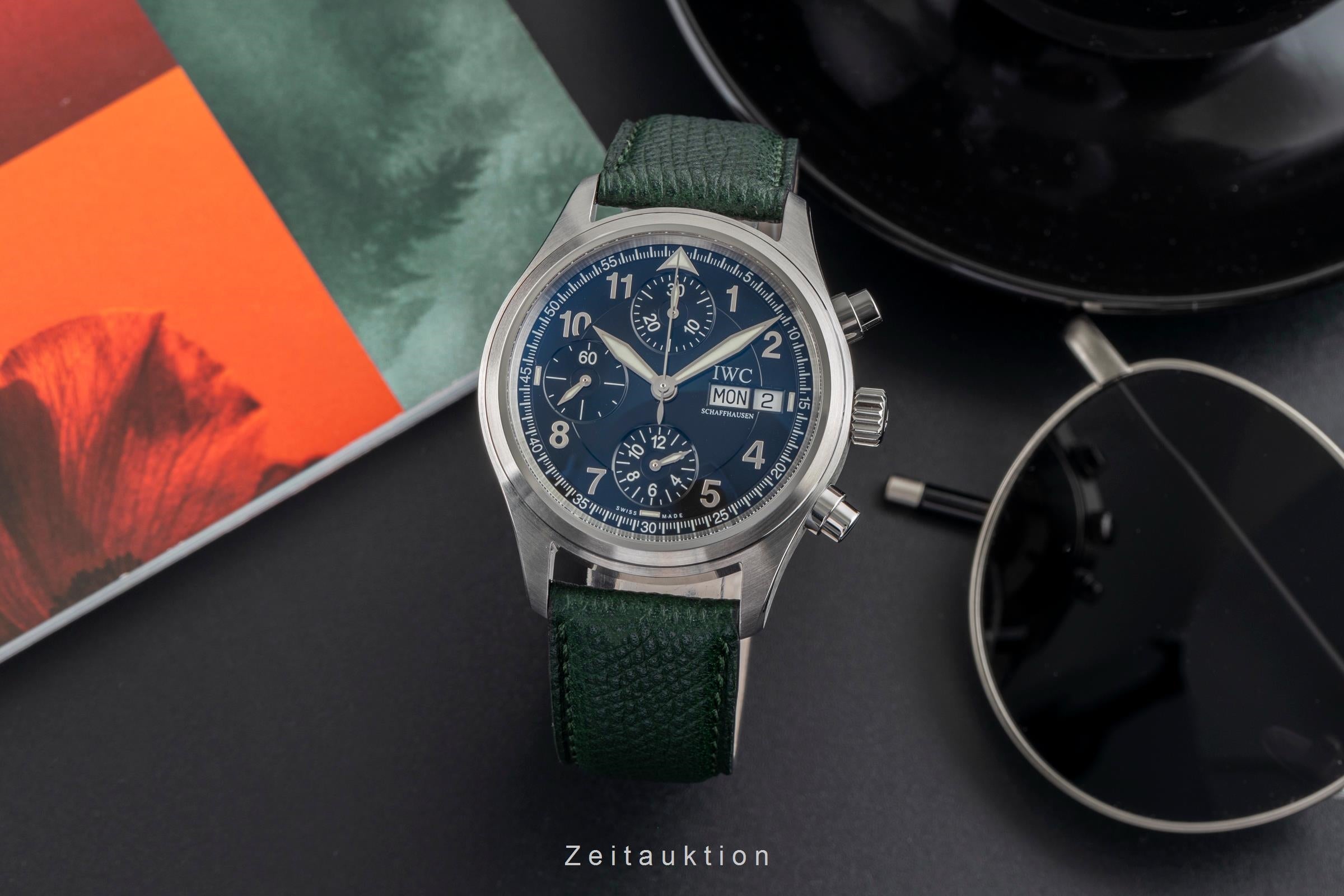 IWC Fliegerchronograph cronografo acciaio automatismo orologio da uomo IW370618  [2501871]