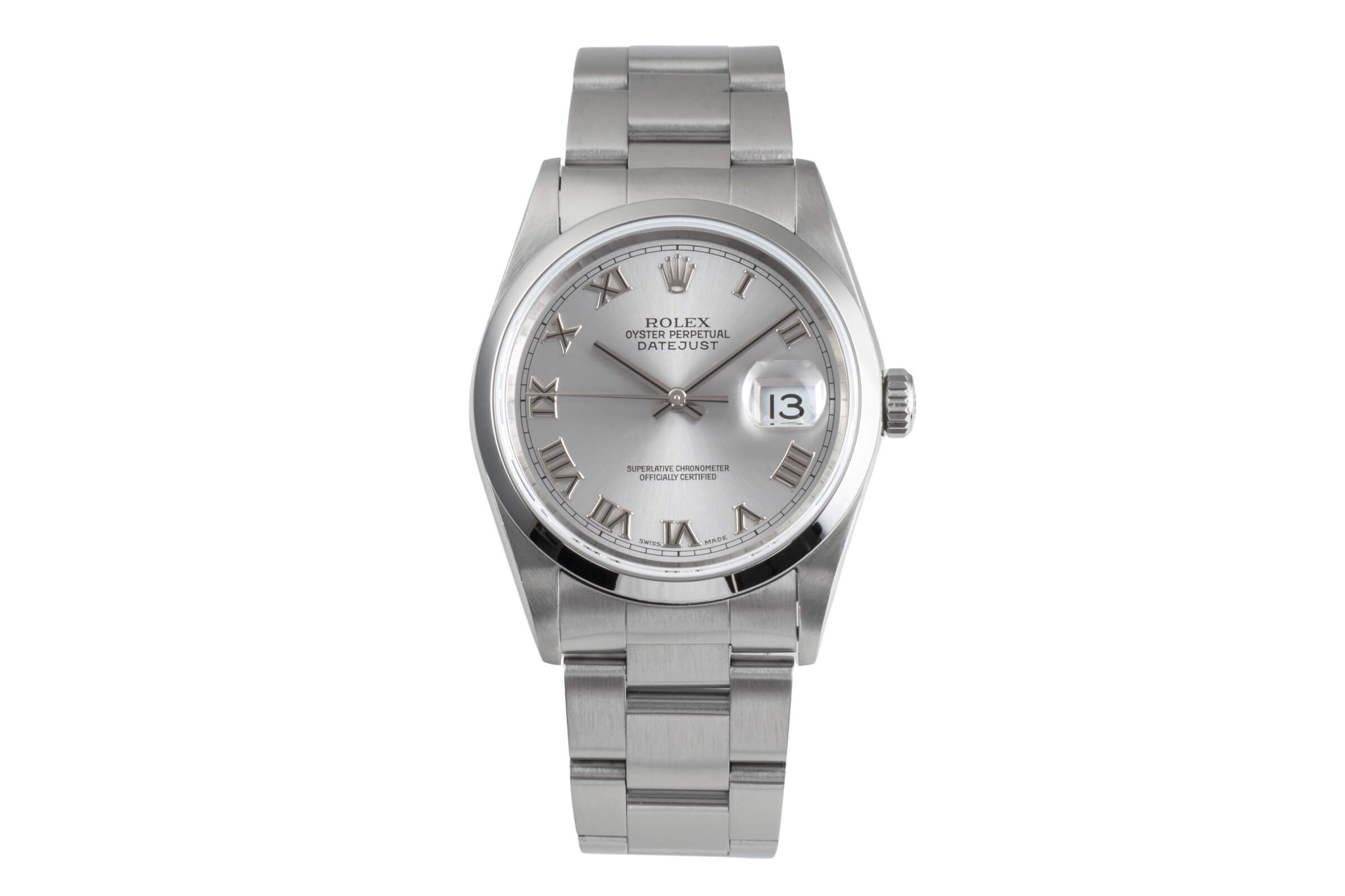 Rolex Datejust acero automático reloj para caballeros 16200  [2501872]