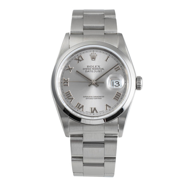 Rolex Datejust acero automático reloj para caballeros 16200  [2501872]