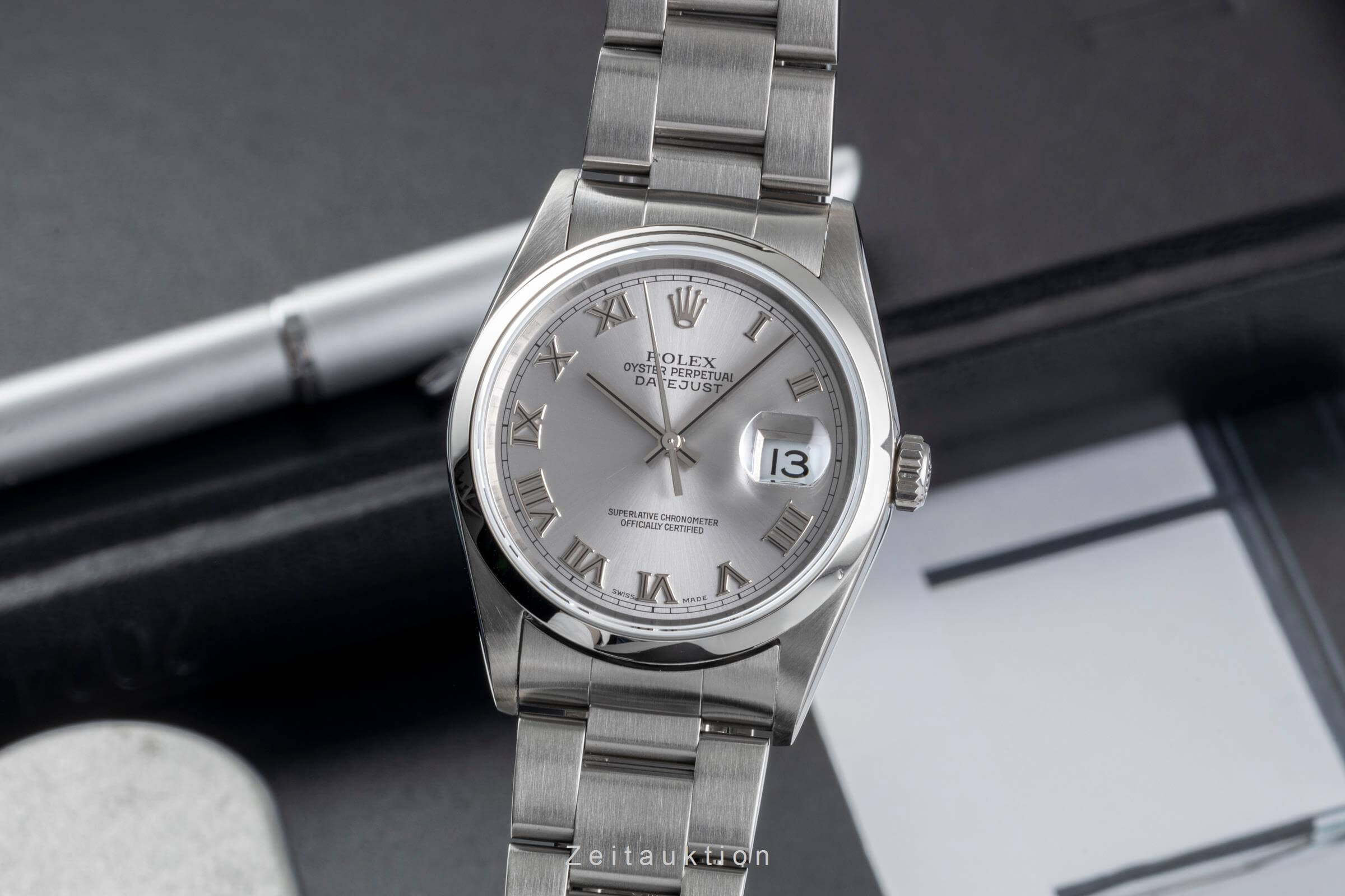 Rolex Datejust acero automático reloj para caballeros 16200  [2501872]