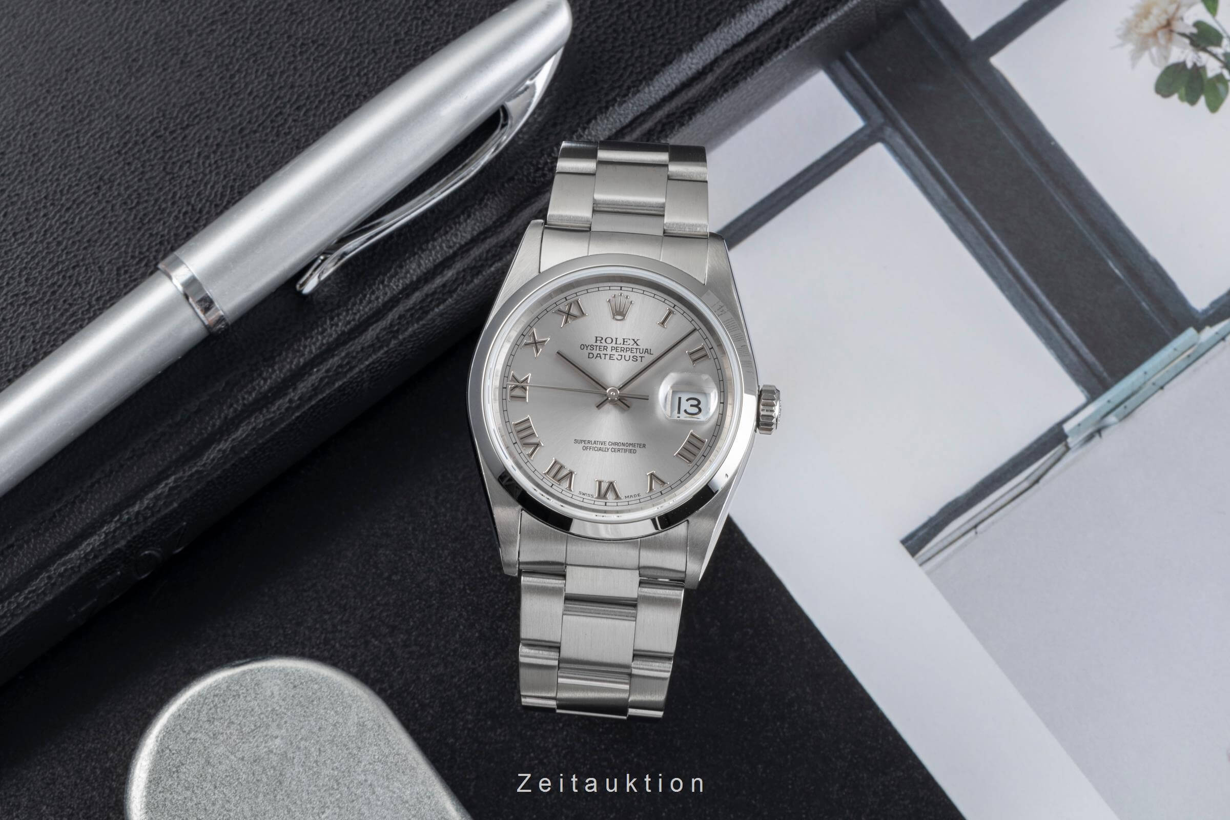 Rolex Datejust acero automático reloj para caballeros 16200  [2501872]