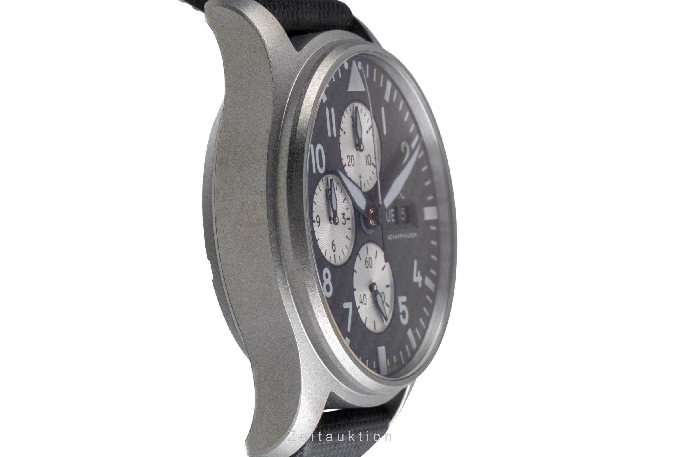 IWC Fliegerchronograph cronógrafo titanio automático reloj para caballeros IW377903 LP: 9000EUR  [2501874]