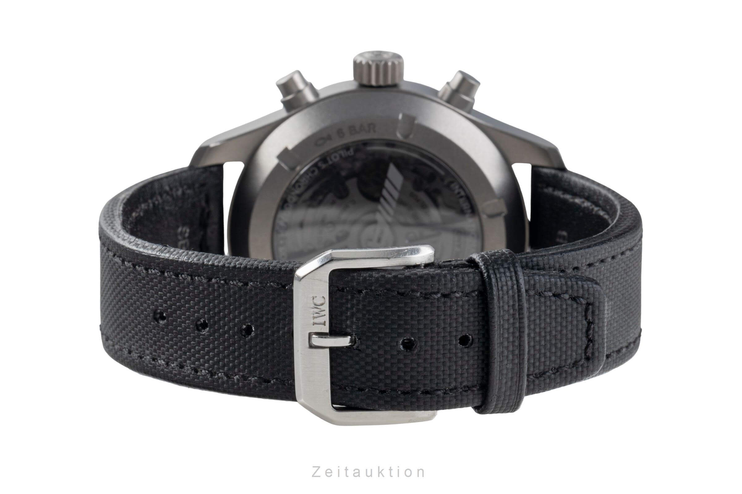 IWC Fliegerchronograph cronógrafo titanio automático reloj para caballeros IW377903 LP: 9000EUR  [2501874]