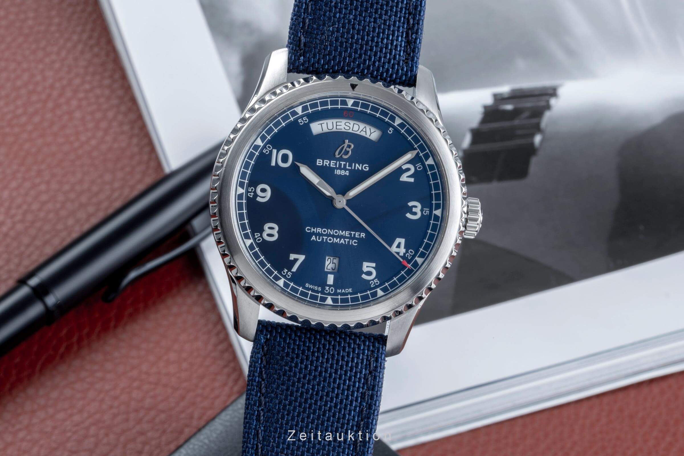 Breitling Aviator 8 Day-Date 41 Automatik Herrenuhr Edelstahl Ref. A45330  [2501879]