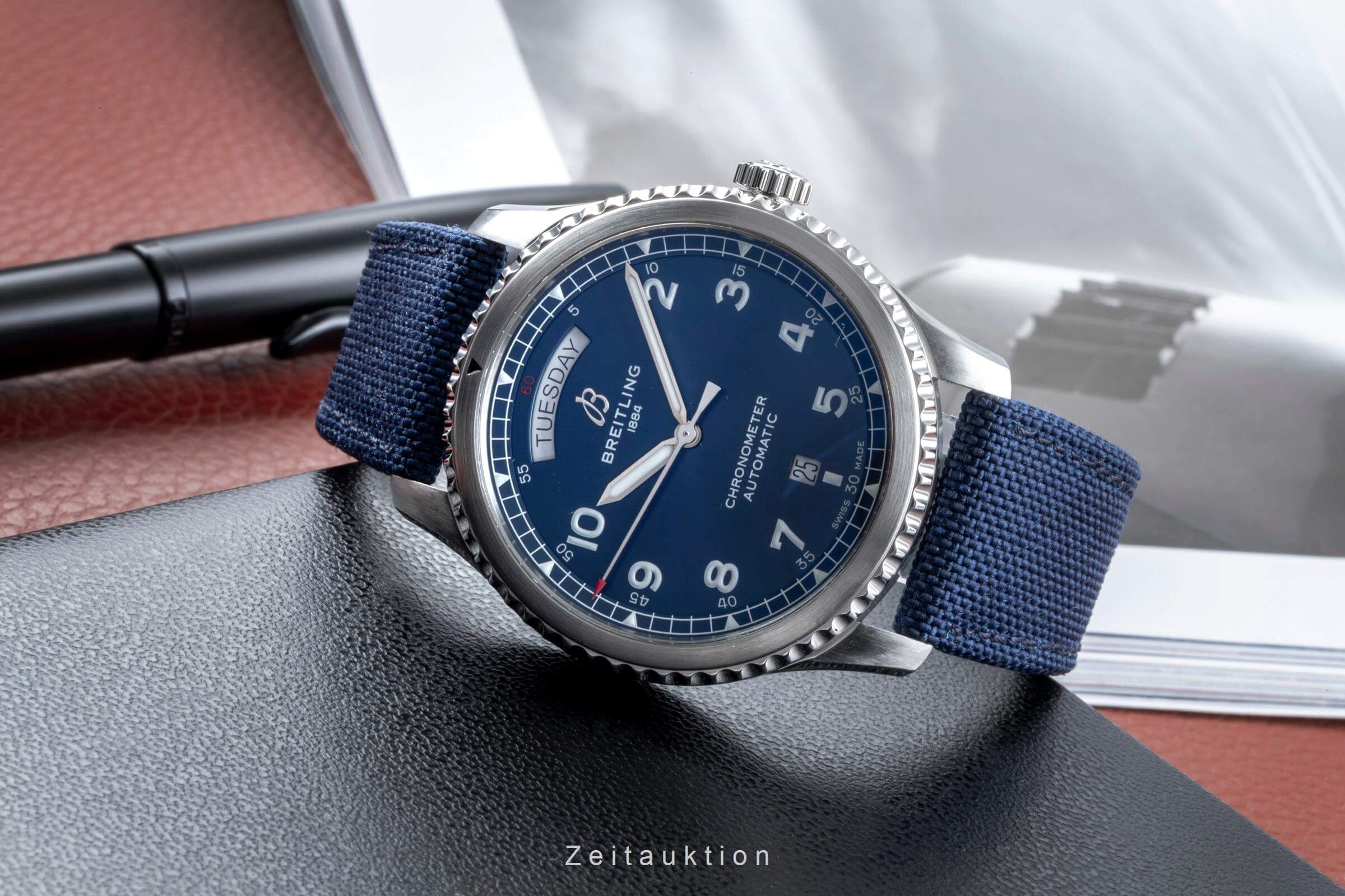 Breitling Aviator 8 Day-Date 41 Automatik Herrenuhr Edelstahl Ref. A45330  [2501879]