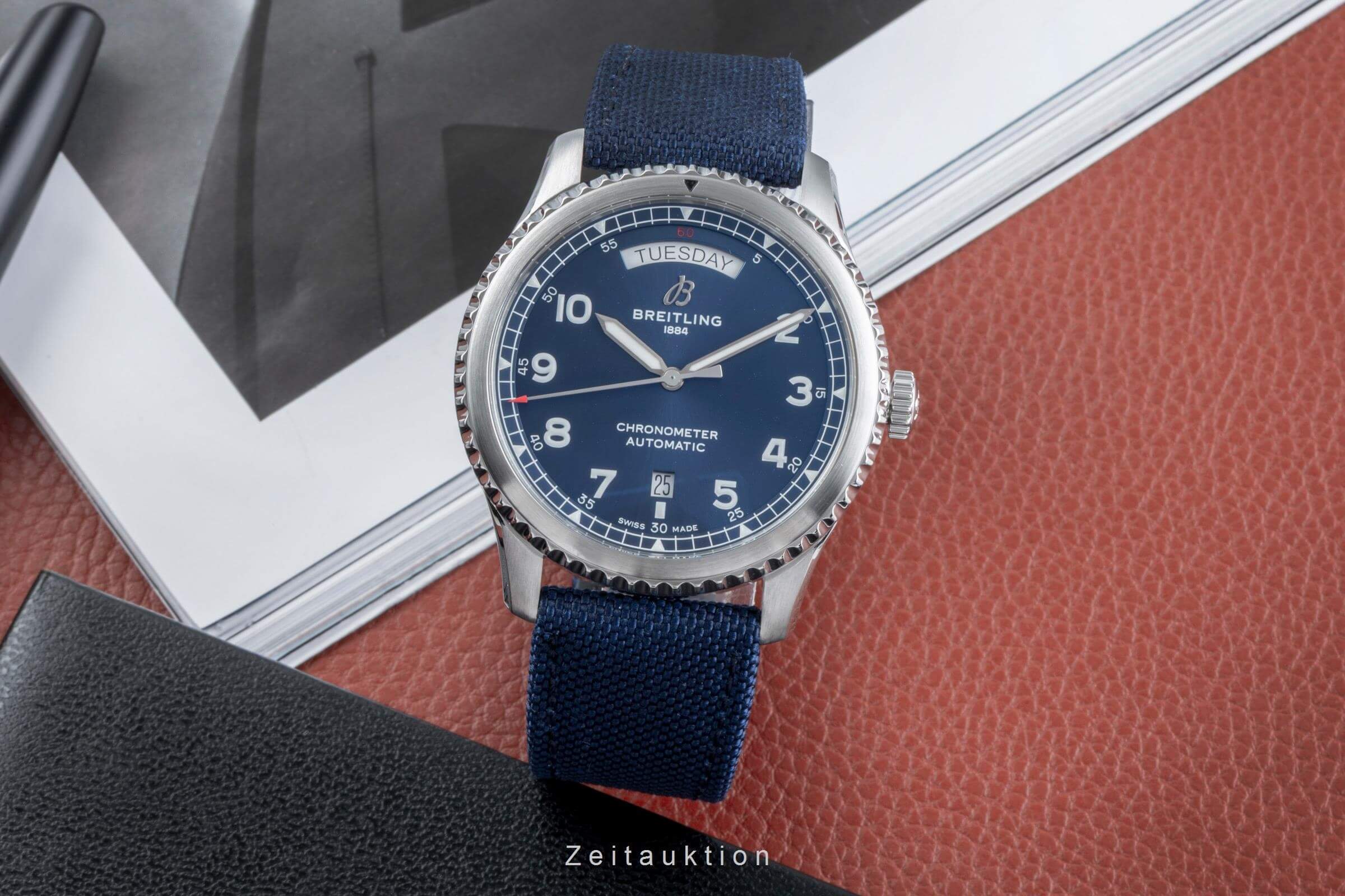 Breitling Aviator 8 Day-Date 41 Automatik Herrenuhr Edelstahl Ref. A45330  [2501879]