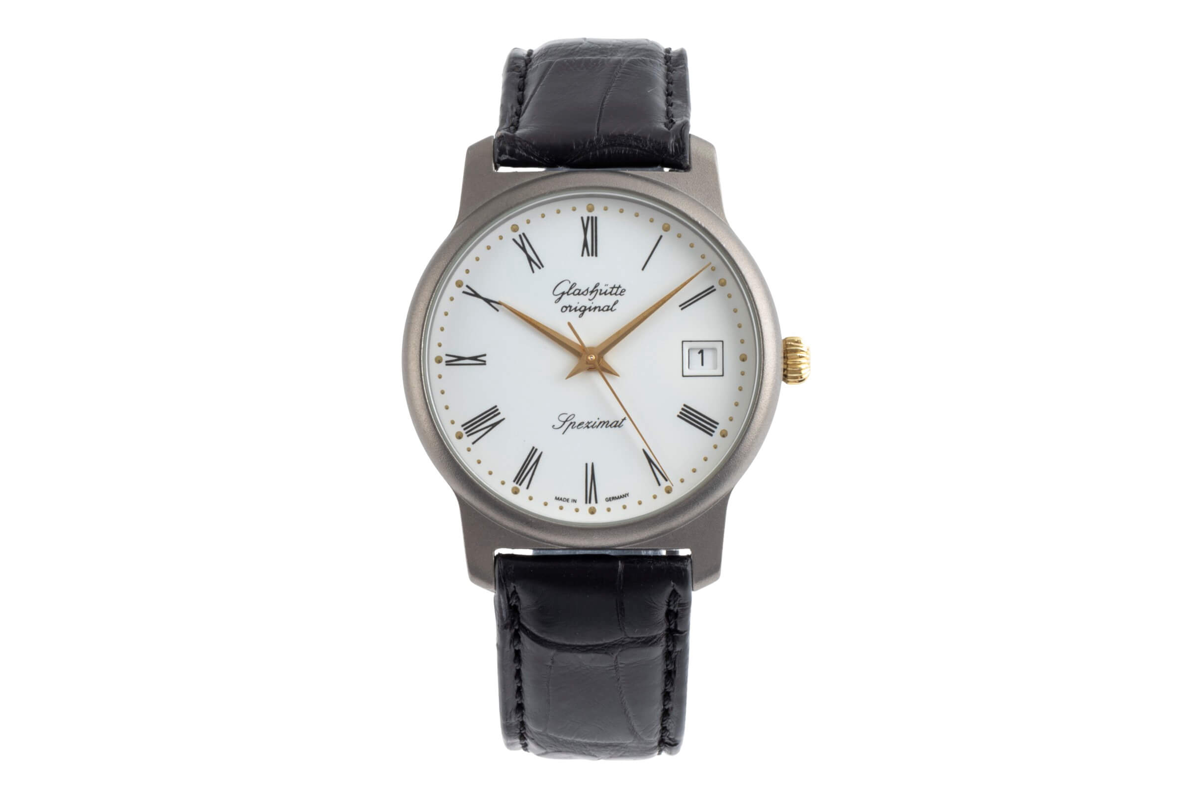 Glashütte Original Spezimat Titan Automatik Herren Ref. 10-31-41-26-04 B&P 2000 [2501880]