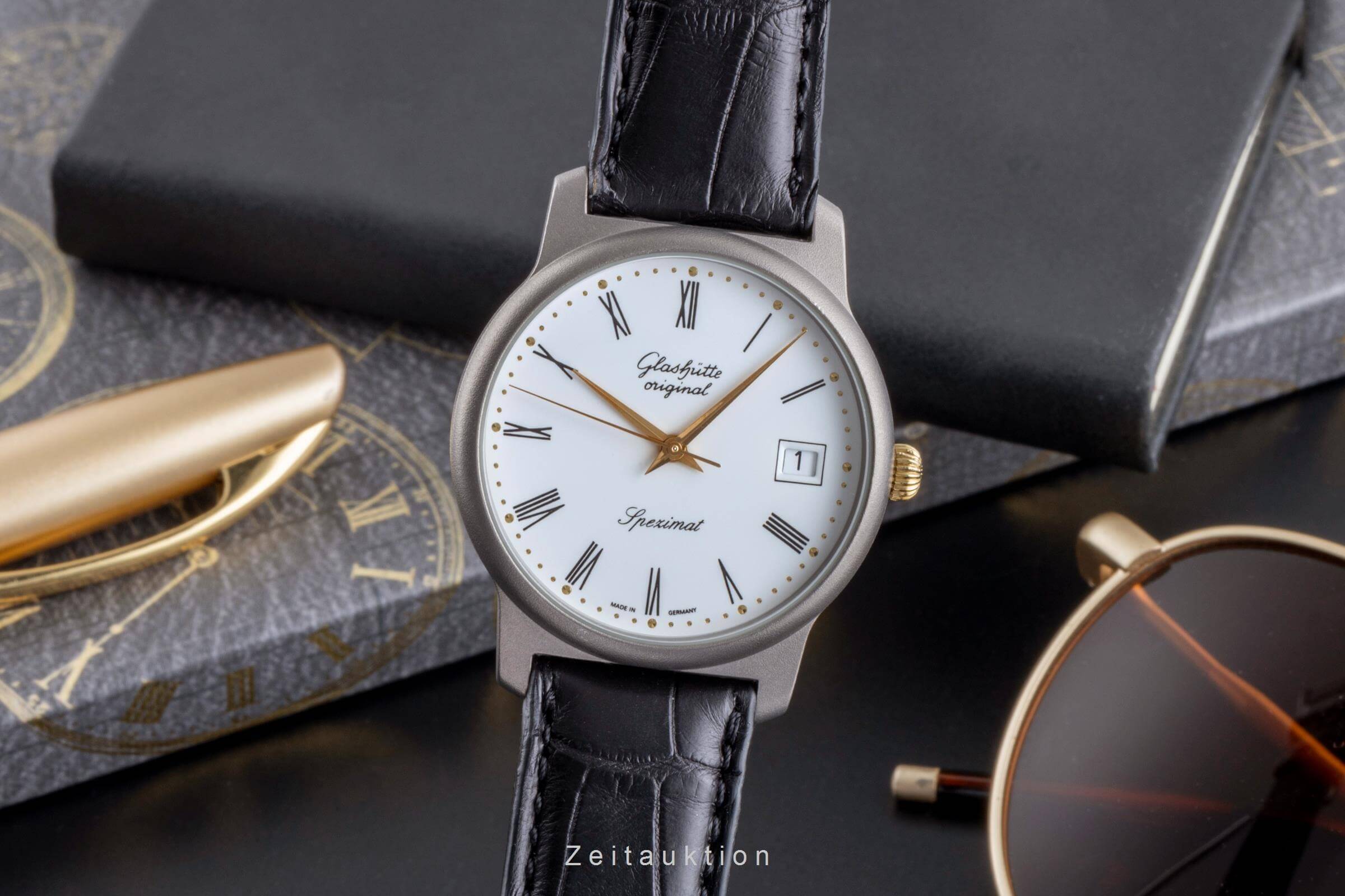 Glashütte Spezimat titane  automatique montre pour hommes 10-31-41-26-04	  [2501880]