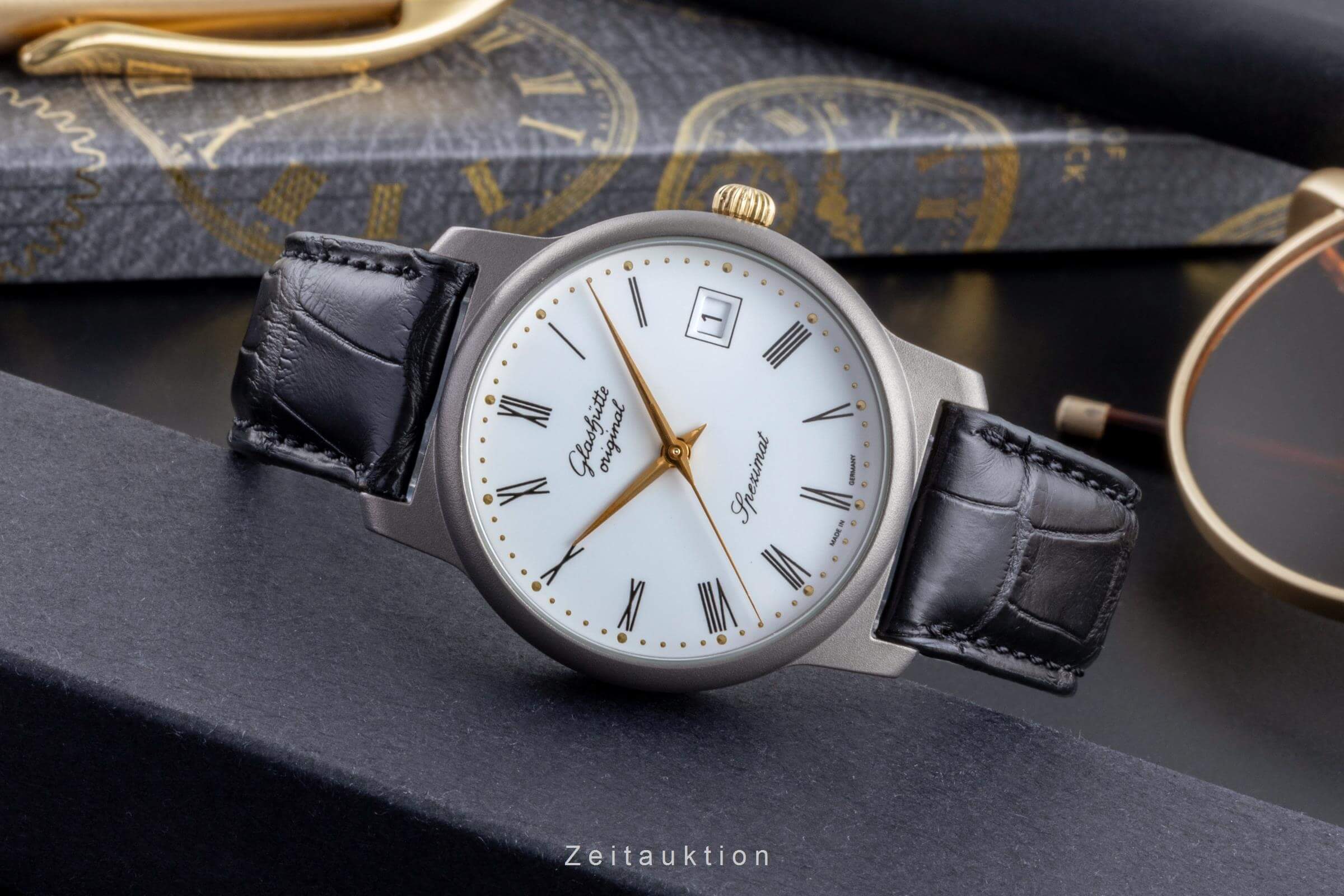 Glashütte Original Spezimat Titan Automatik Herren Ref. 10-31-41-26-04 B&P 2000 [2501880]