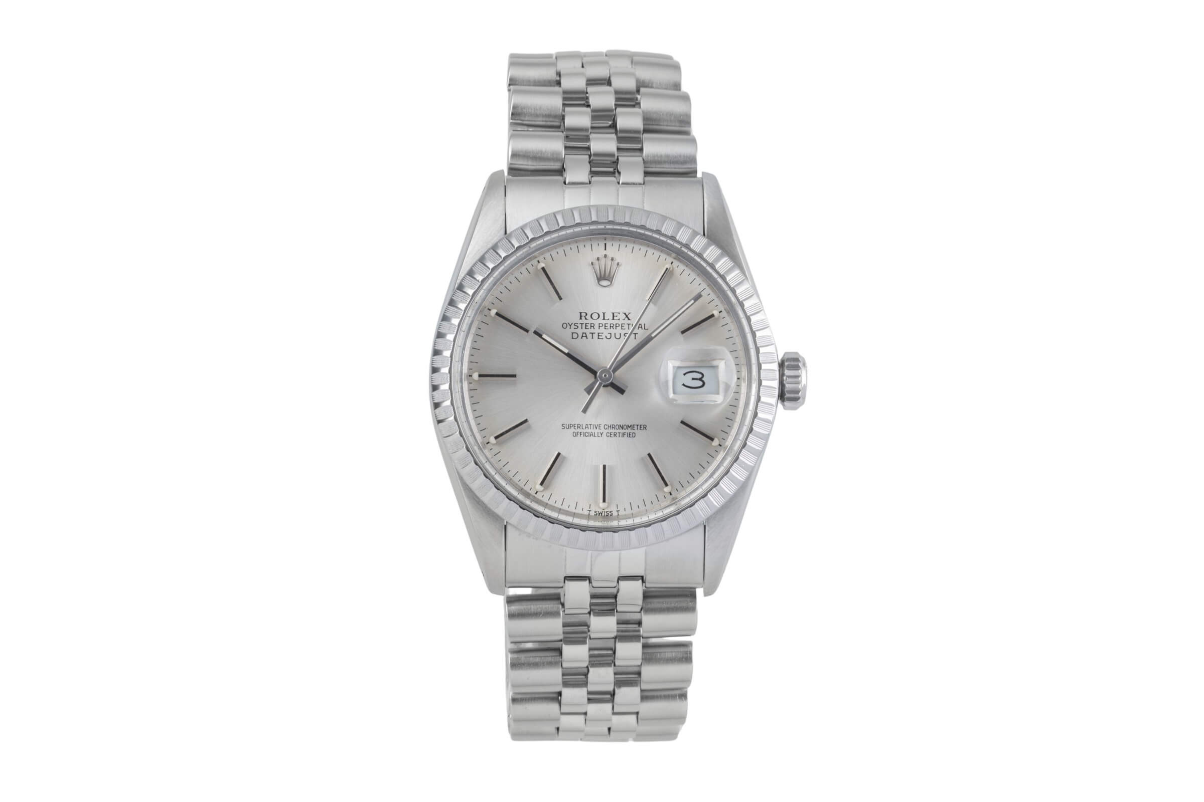 Rolex Datejust acciaio automatismo orologio da uomo 16030  [2501881]