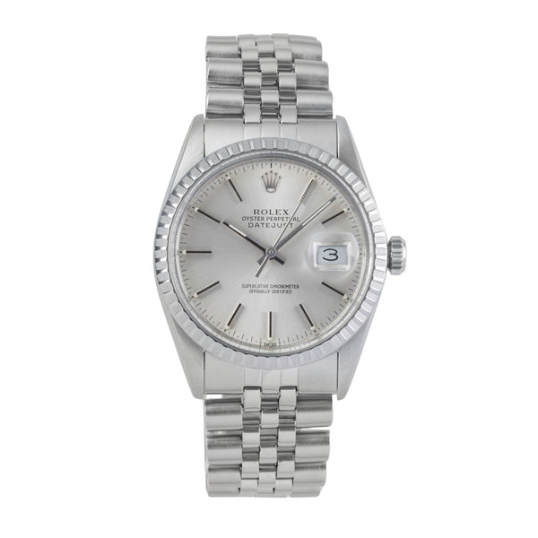 Rolex Datejust acciaio automatismo orologio da uomo 16030  [2501881]