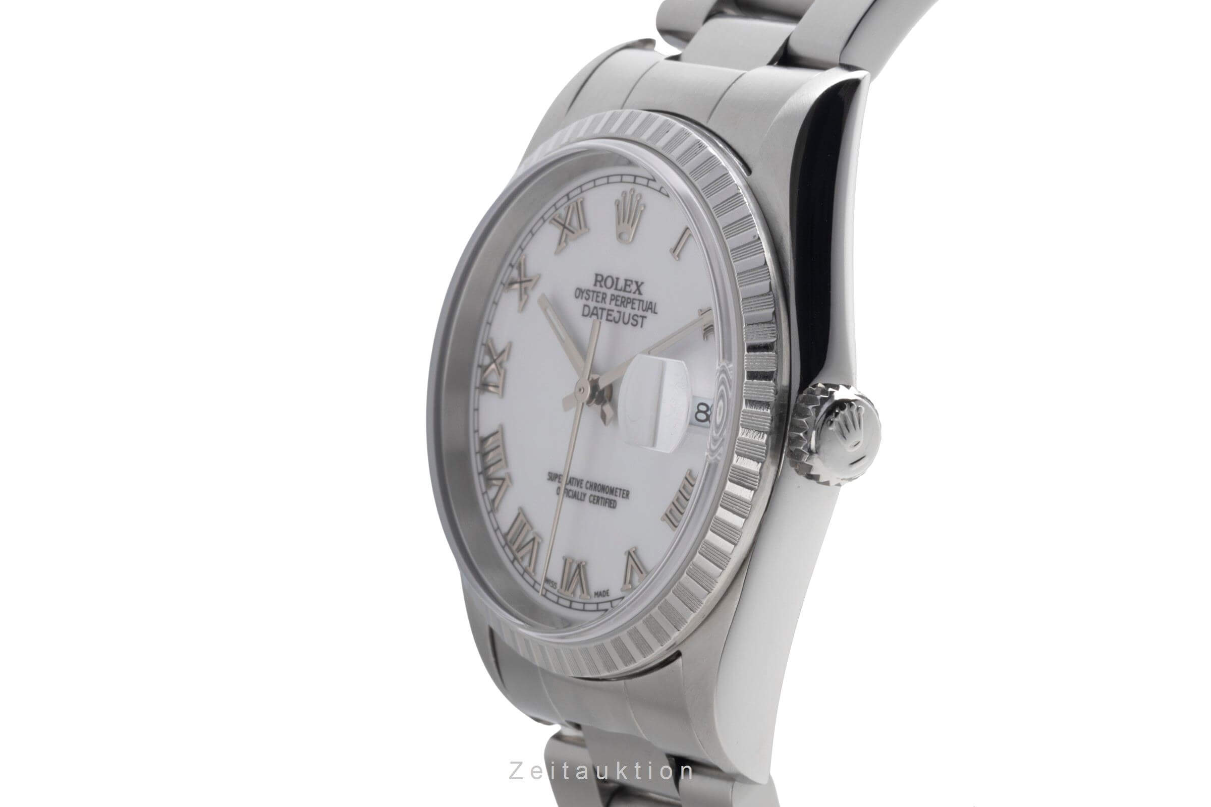 Rolex Datejust acciaio automatismo orologio da uomo 16220  [2501882]