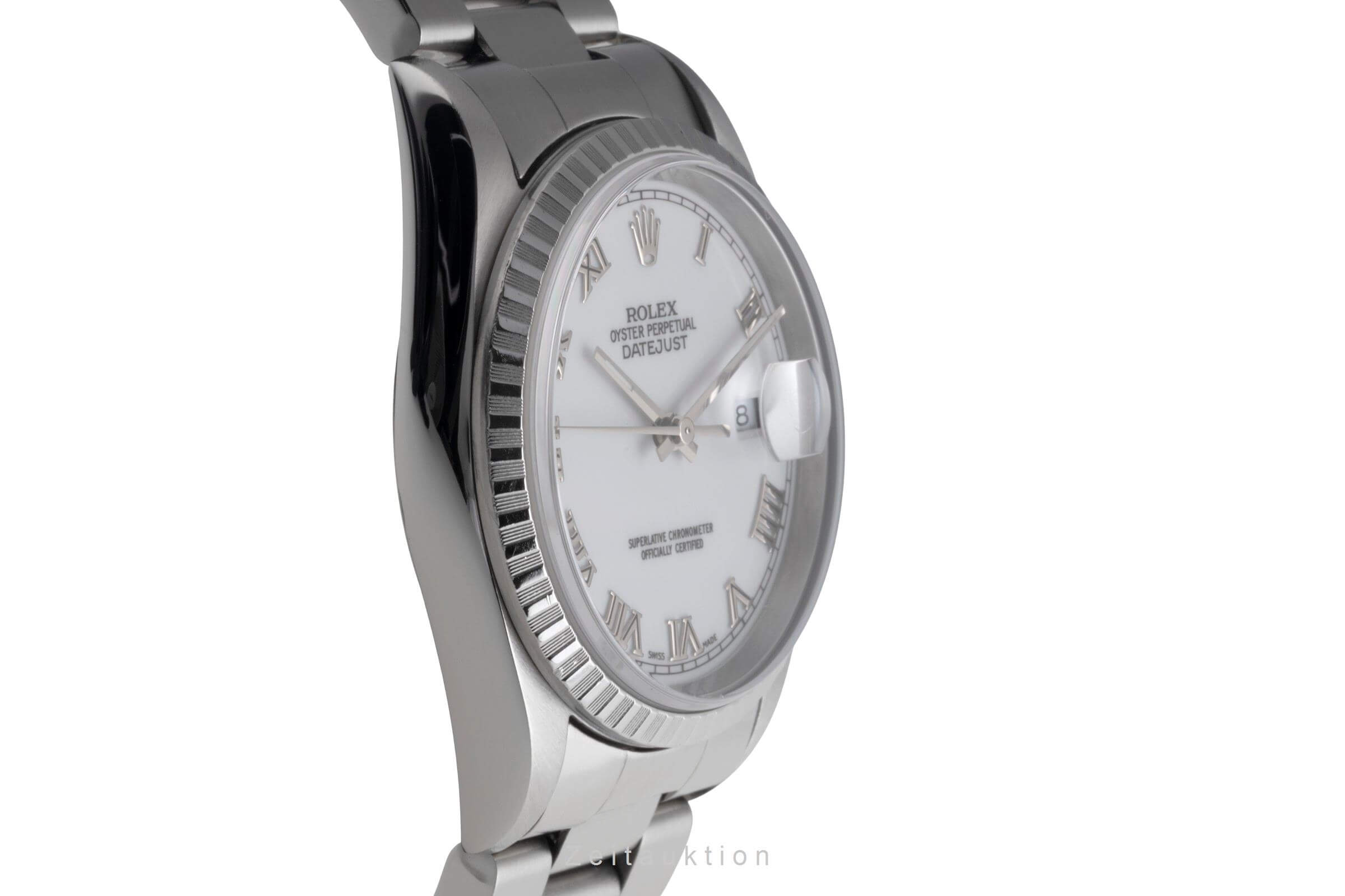 Rolex Datejust acciaio automatismo orologio da uomo 16220  [2501882]